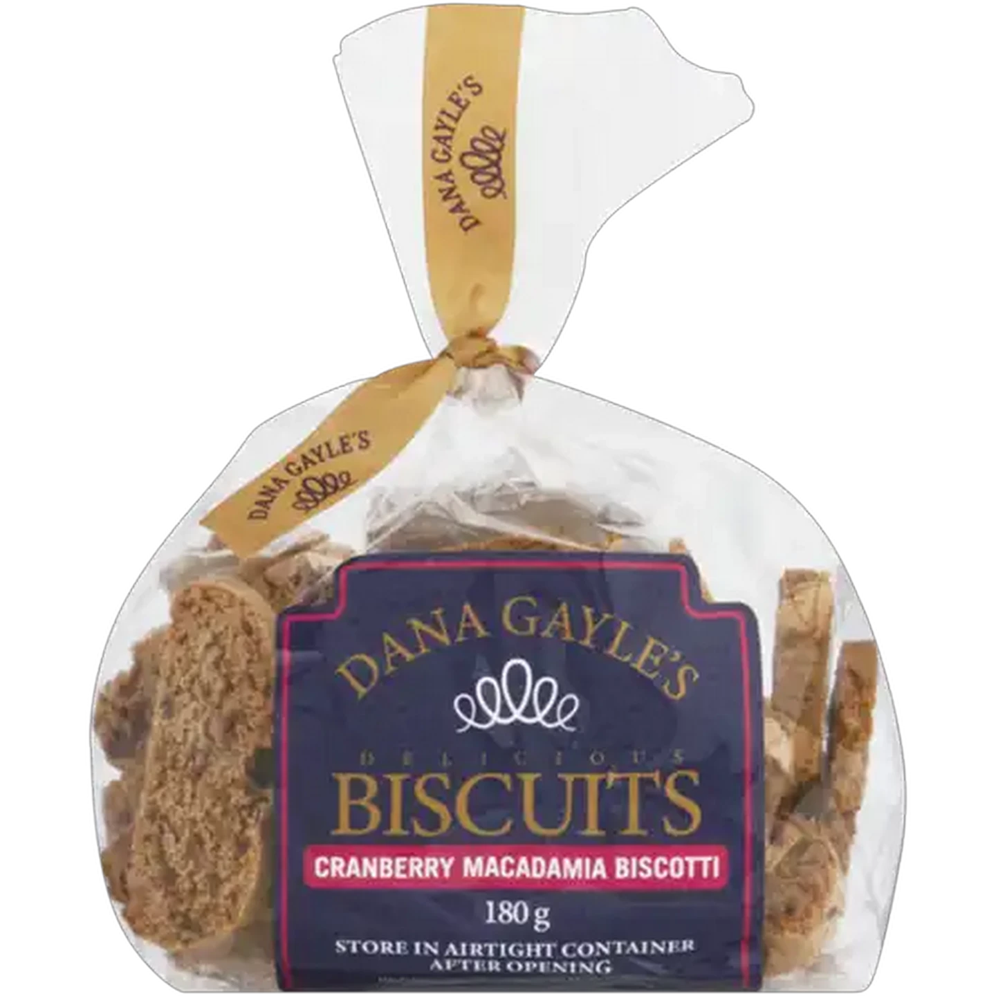 Image of Dana Gayle's Cranberry Macadamia Biscotti 190g