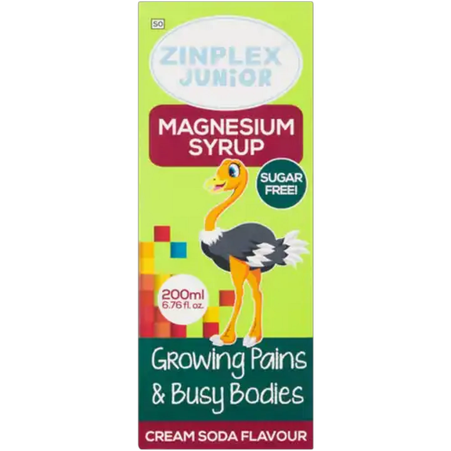 Image of Zinplex Junior Cream Soda Flavour Magnesium Syrup 200ml
