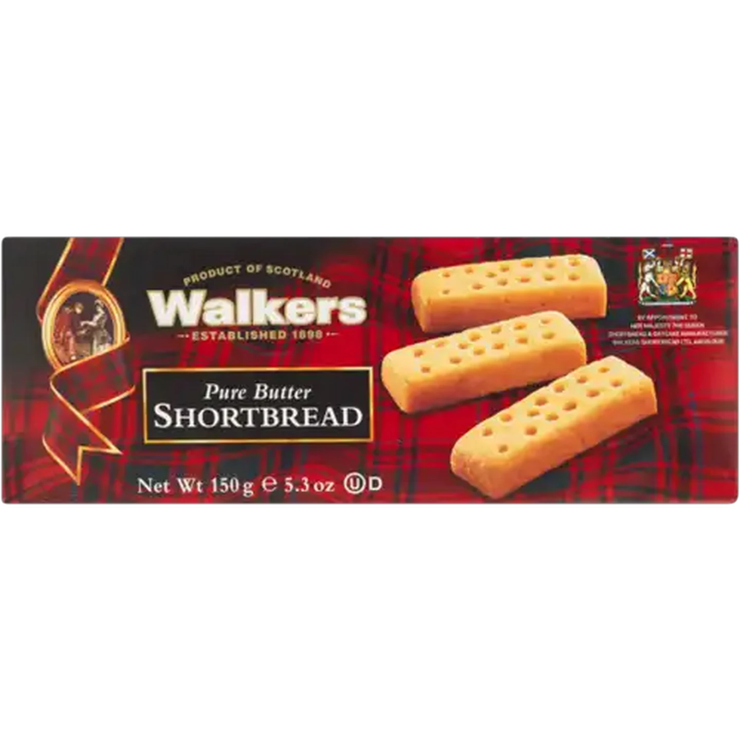 Image of Walkers Pure Butter Shortbread Fingers 150g