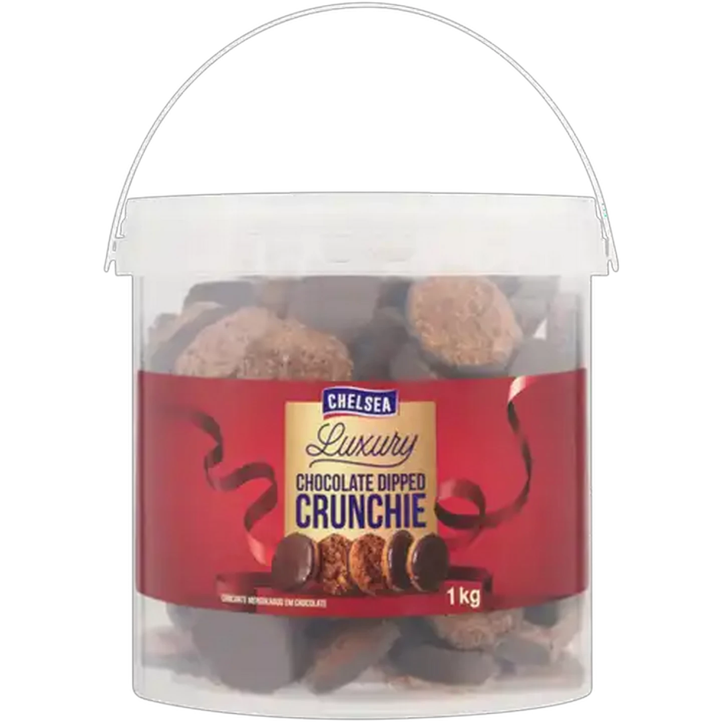 Image of Chelsea Luxury Chocolate Dipped Crunchie Biscuits 1kg