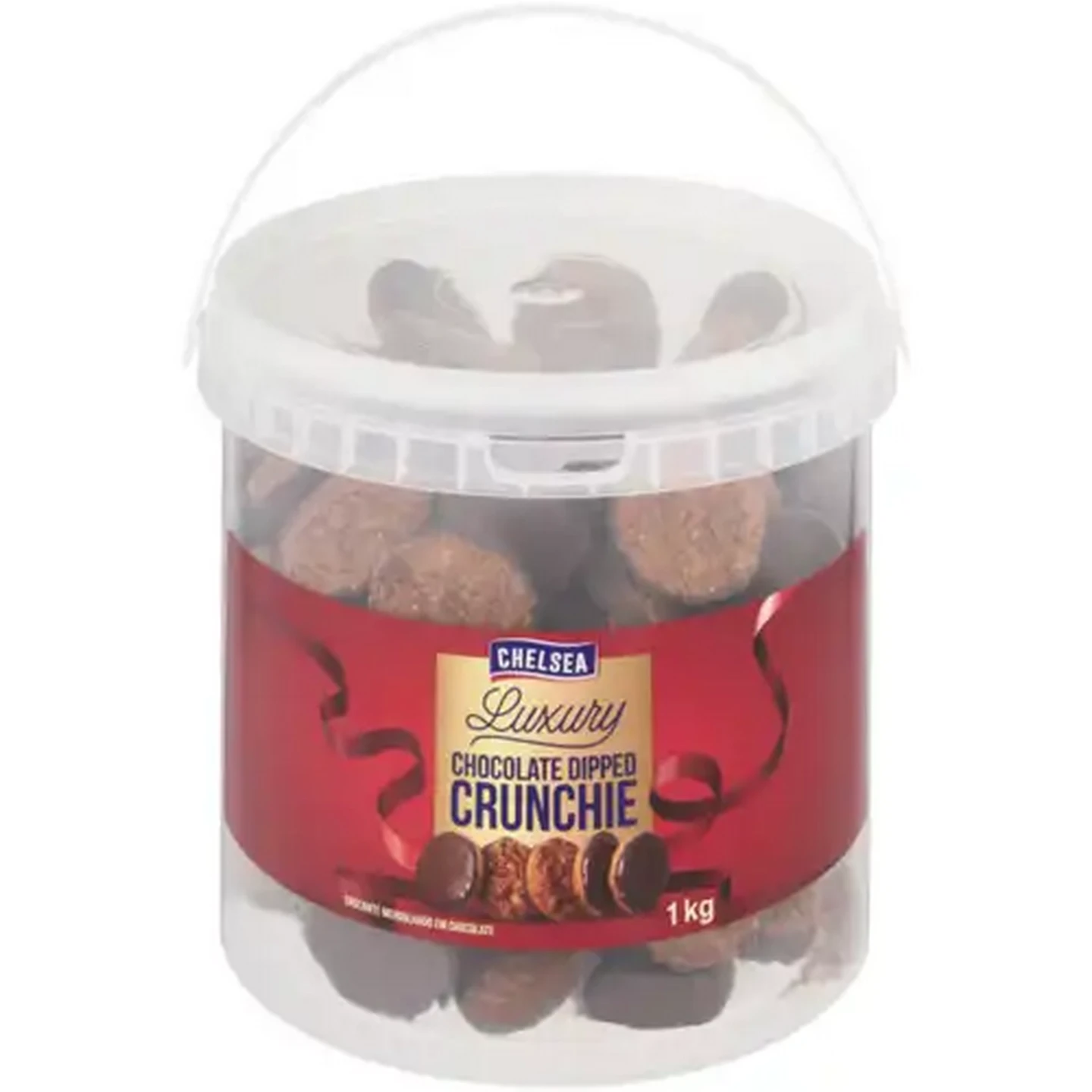 Image of Chelsea Luxury Chocolate Dipped Crunchie Biscuits 1kg