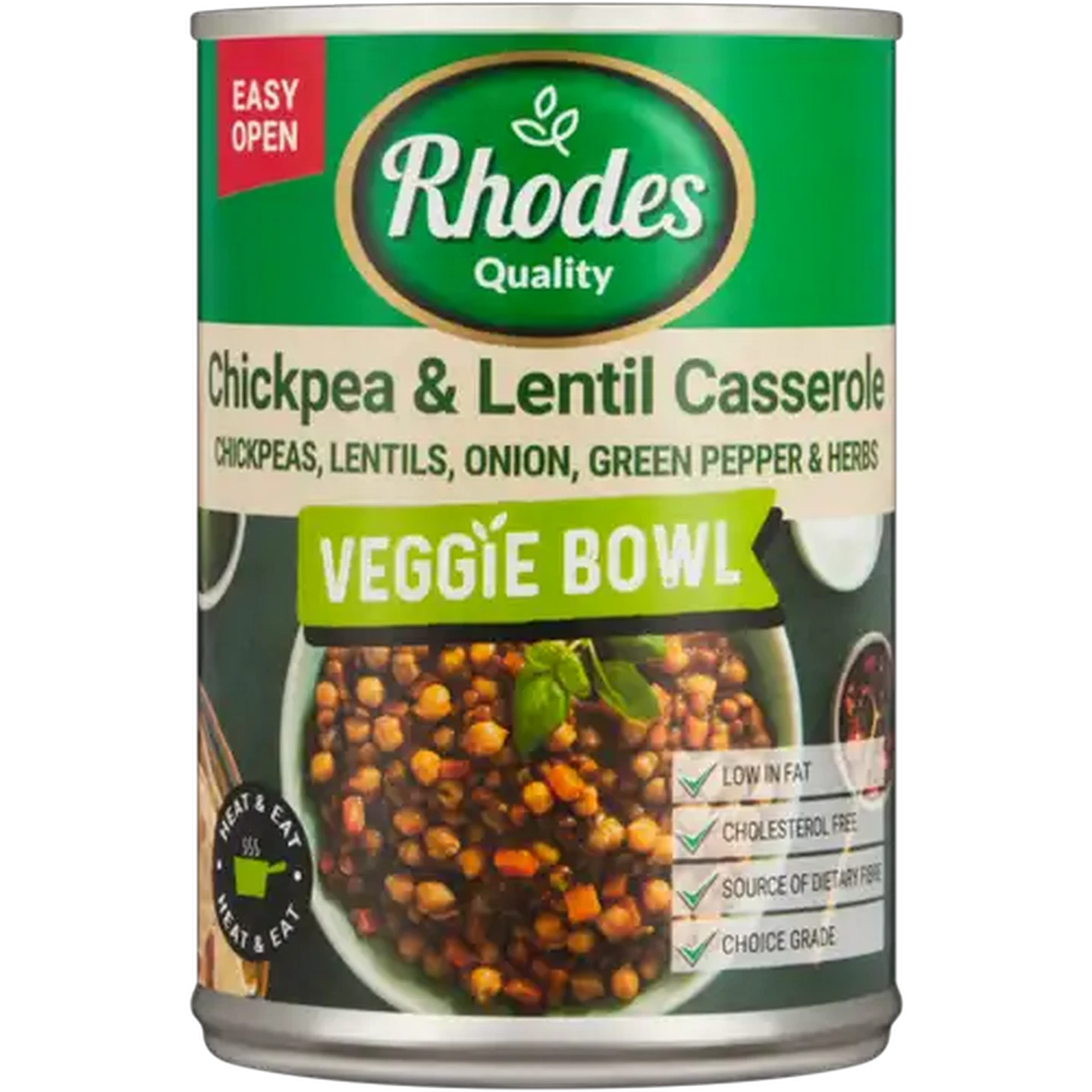 Image of Rhodes Quality Chickpea & Lentil Casserole Veggie Bowl Can 400g