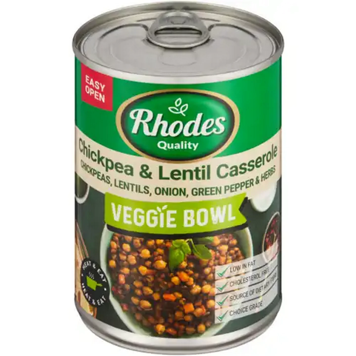 Image of Rhodes Quality Chickpea & Lentil Casserole Veggie Bowl Can 400g