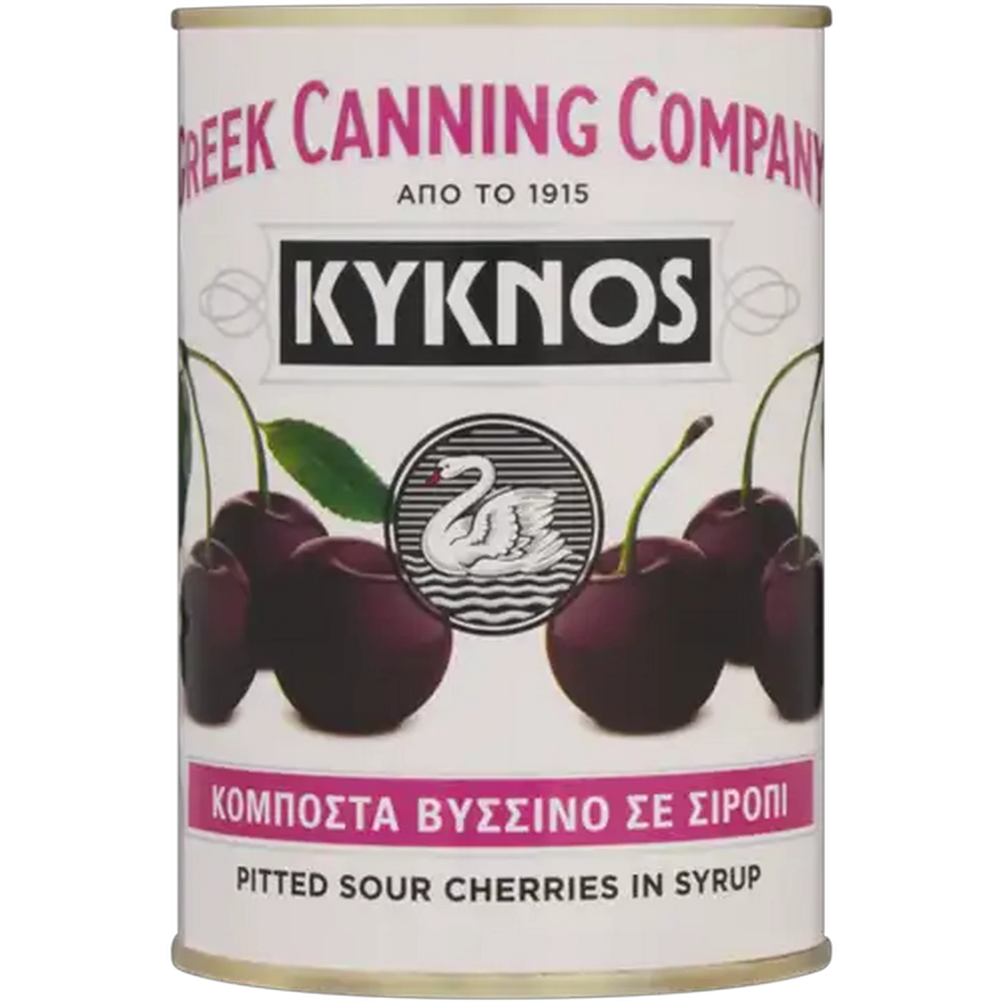 Image of Kyknos Pitted Sour Cherries in Syrup 425g