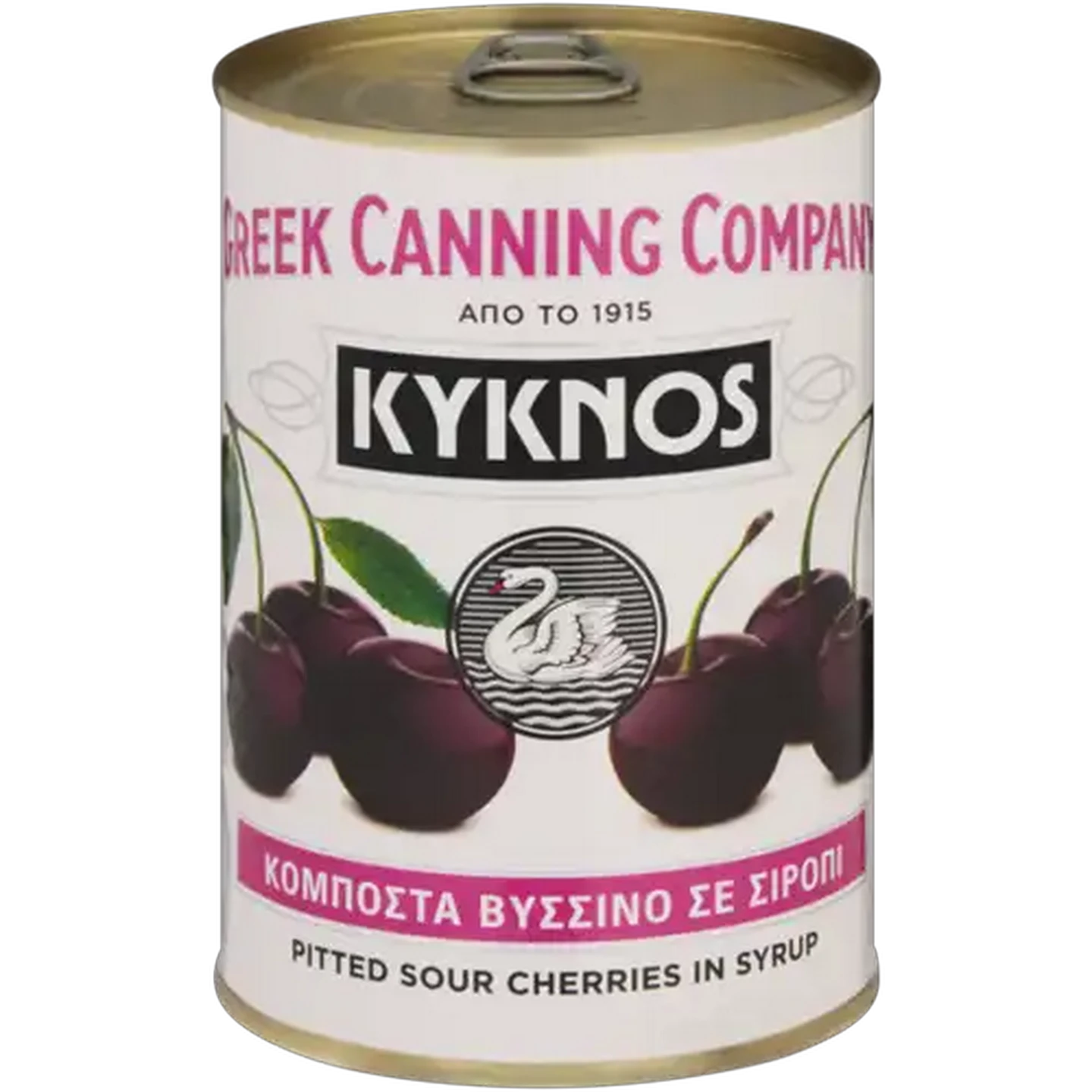 Image of Kyknos Pitted Sour Cherries in Syrup 425g