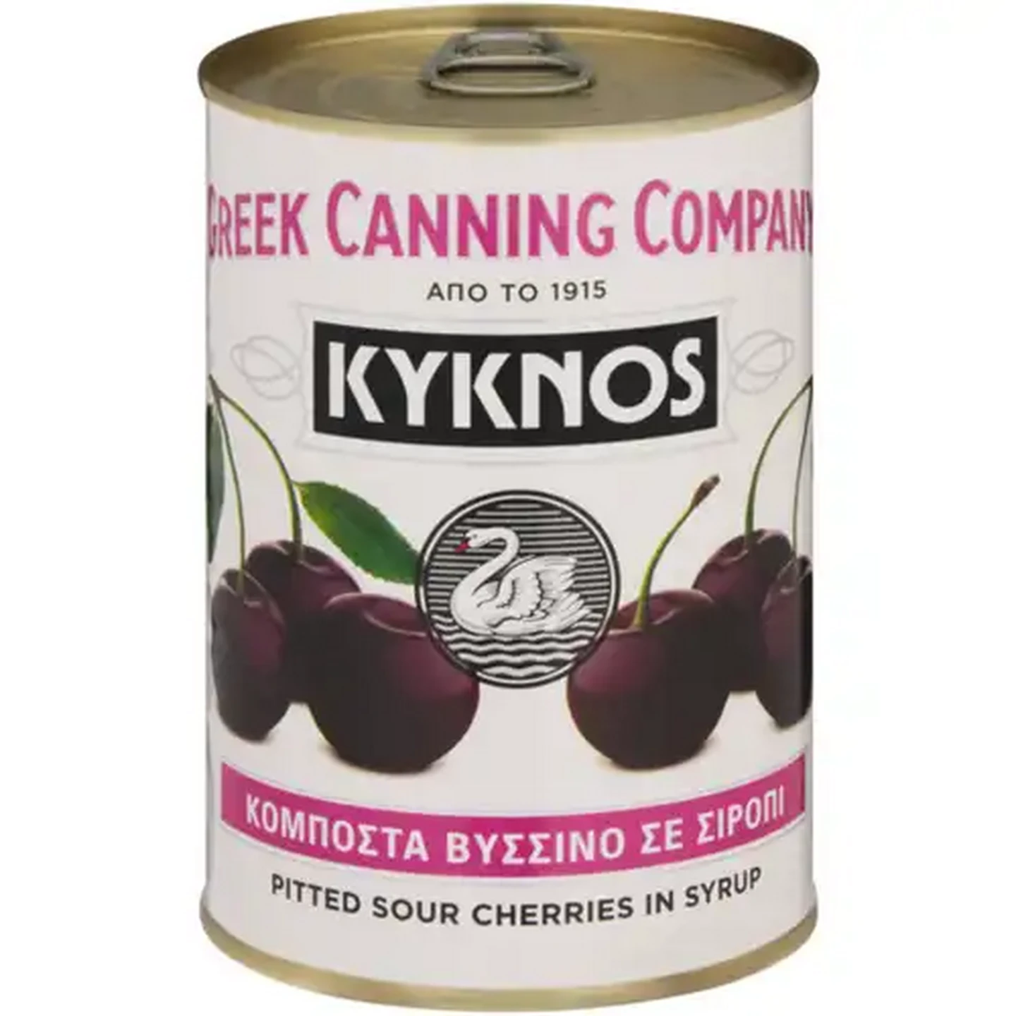Image of Kyknos Pitted Sour Cherries in Syrup 425g