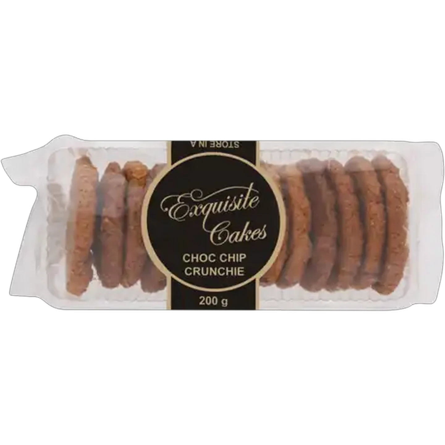 Image of Exquisite Cakes Choc Chip Crunchies 200g