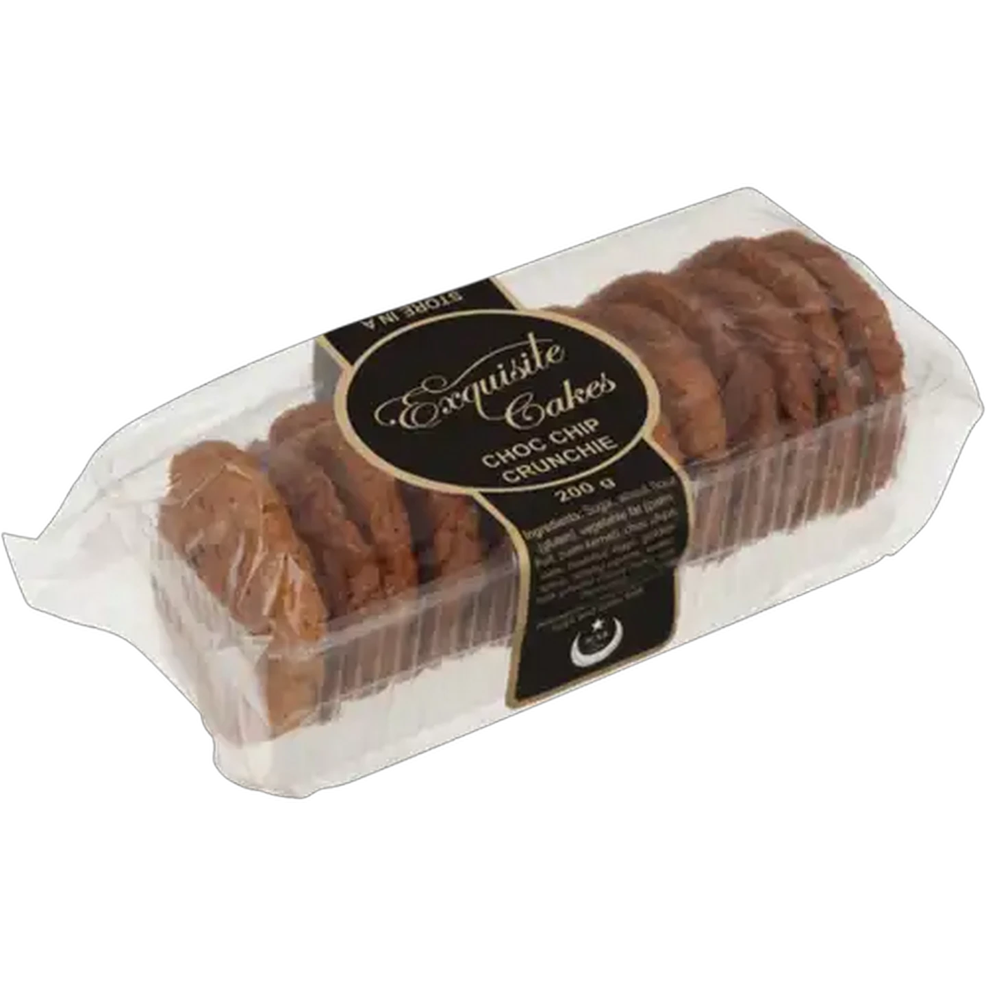 Image of Exquisite Cakes Choc Chip Crunchies 200g