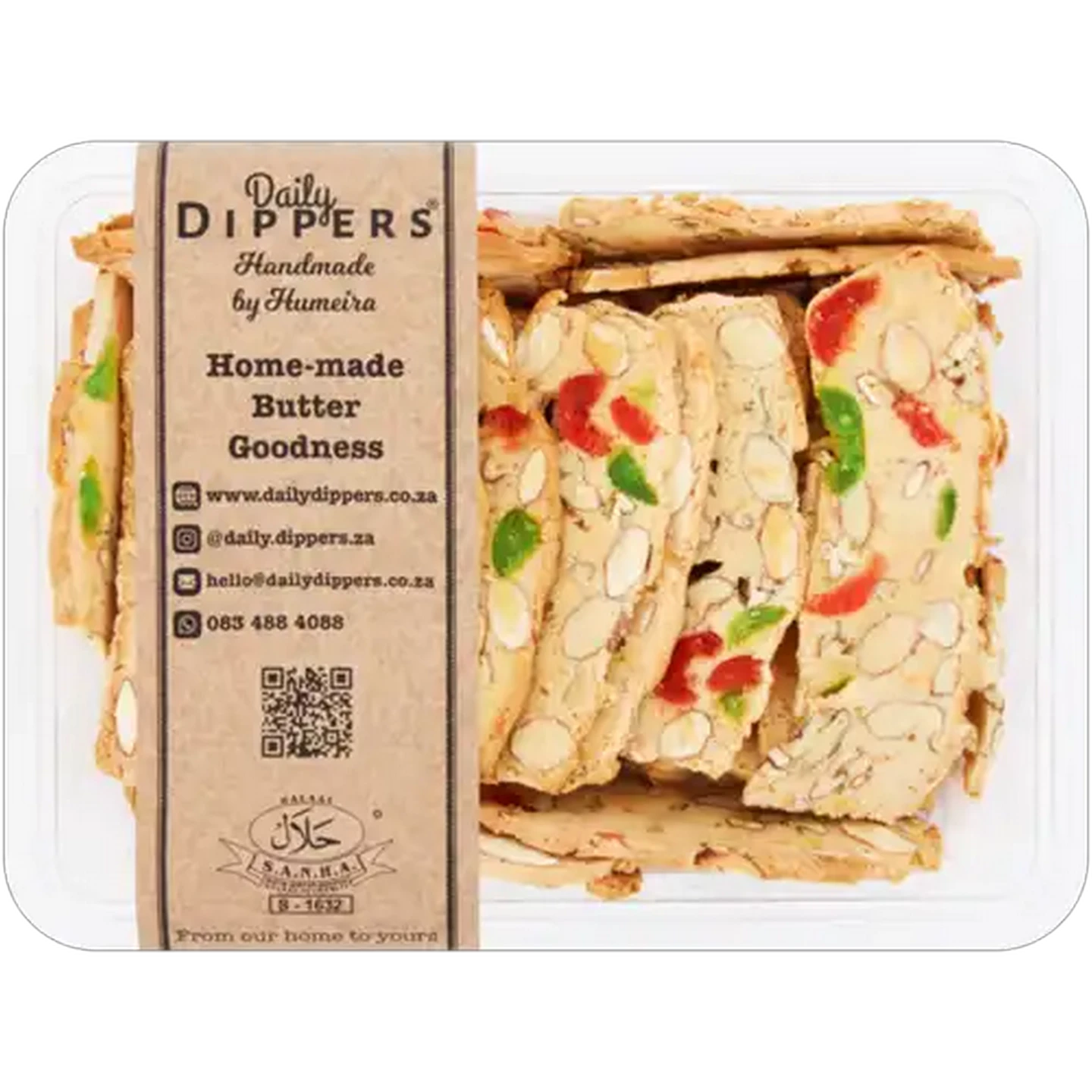 Image of Daily Dippers Cherry Nut Biscotti 200g