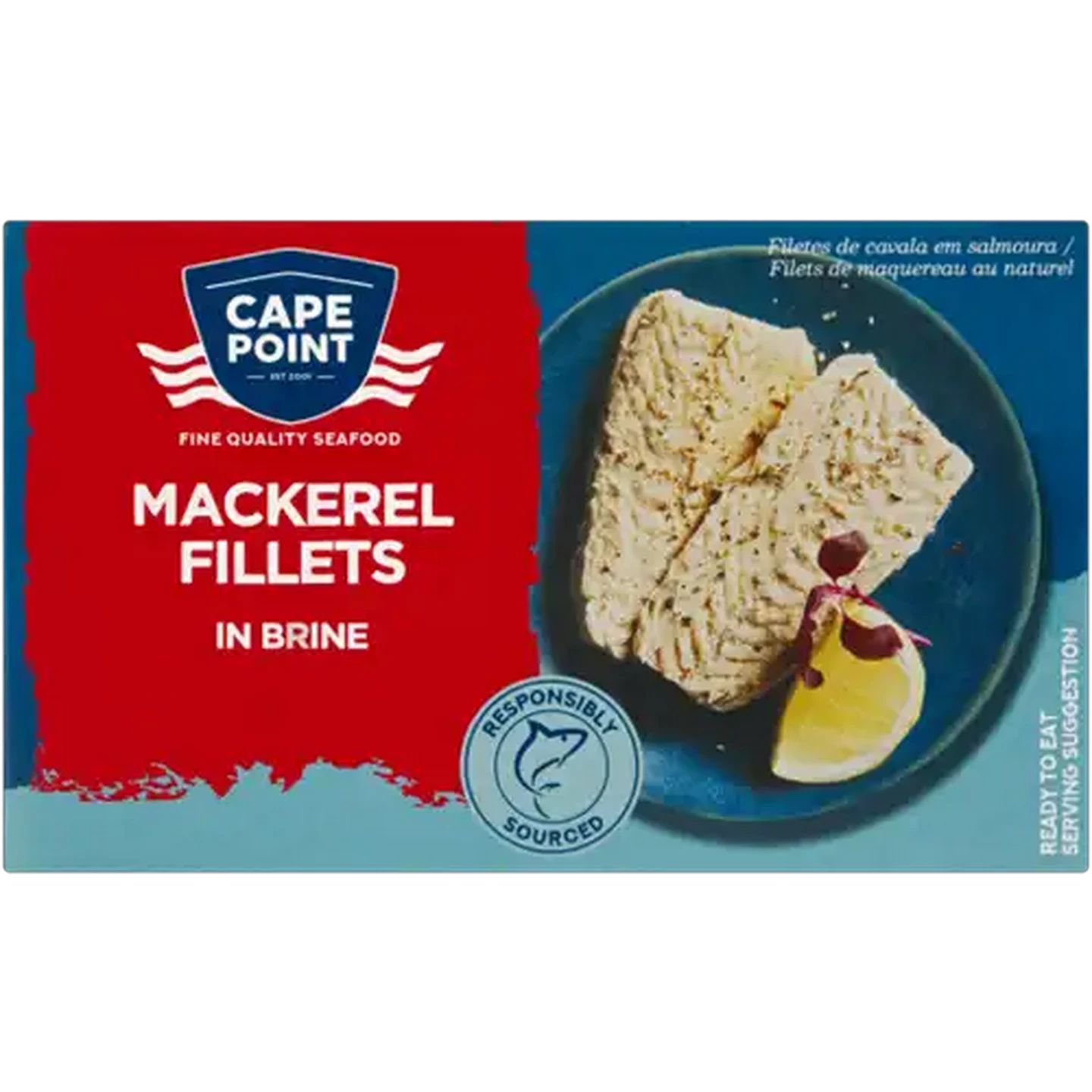 Image of Cape Point Mackerel Fillets In Brine 125g