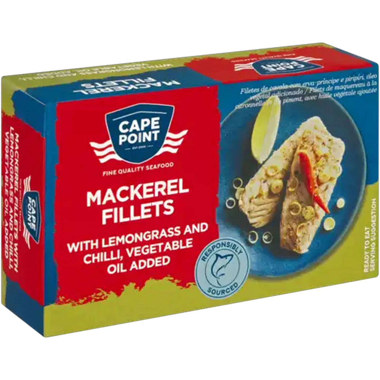 Image of Cape Point Mackerel Fillets With Lemongrass & Chilli 125g