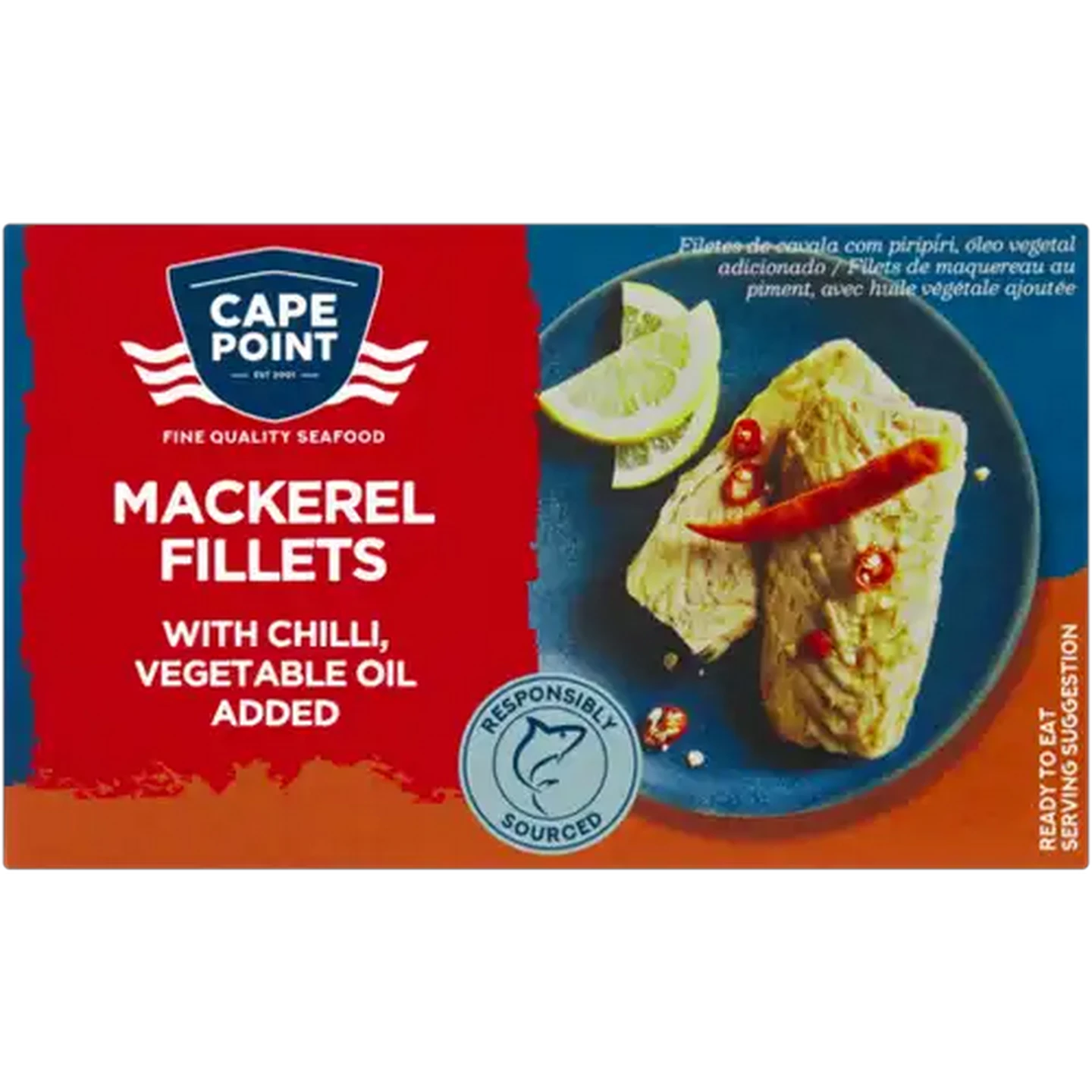 Image of Cape Point Mackerel Fillets With Chilli 125g