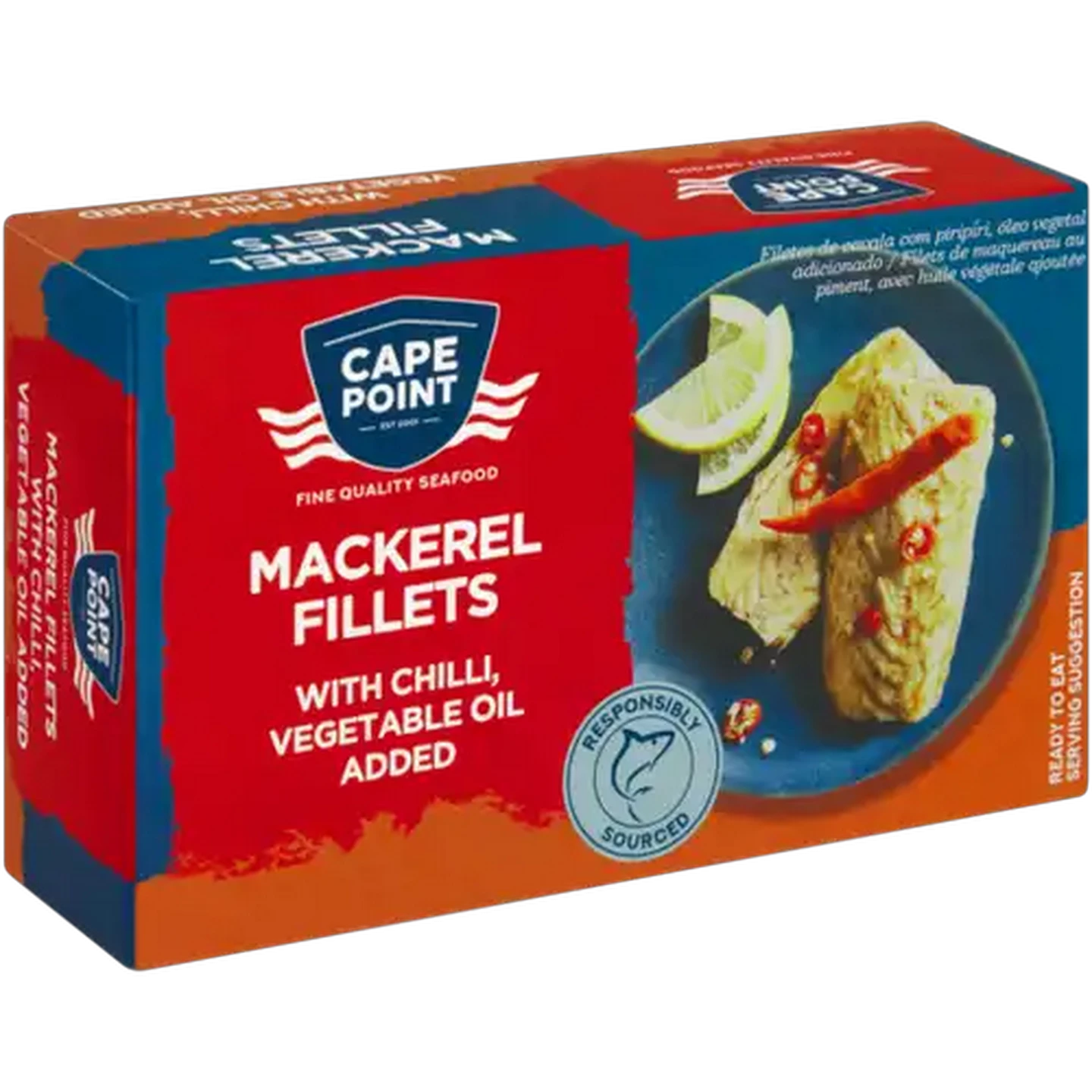 Image of Cape Point Mackerel Fillets With Chilli 125g