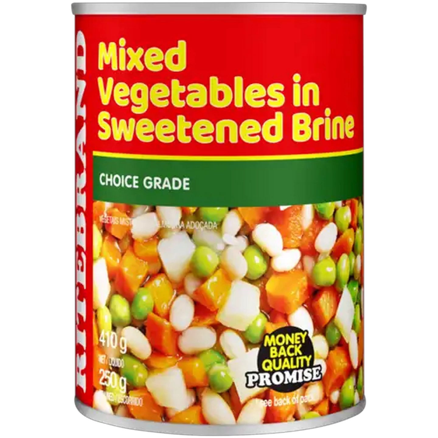 Image of Ritebrand Mixed Vegetables in Sweetened Brine 410g