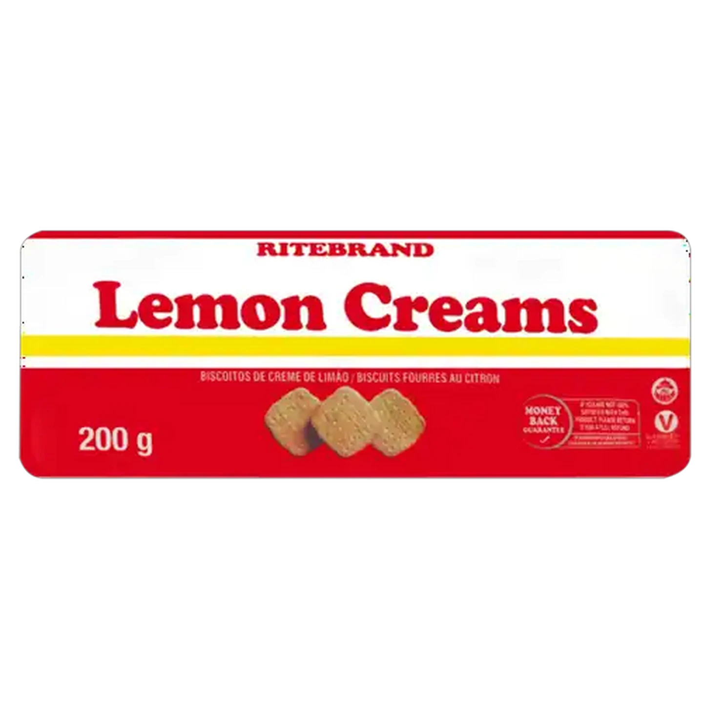 Image of Ritebrand Lemon Creams Biscuits 200g