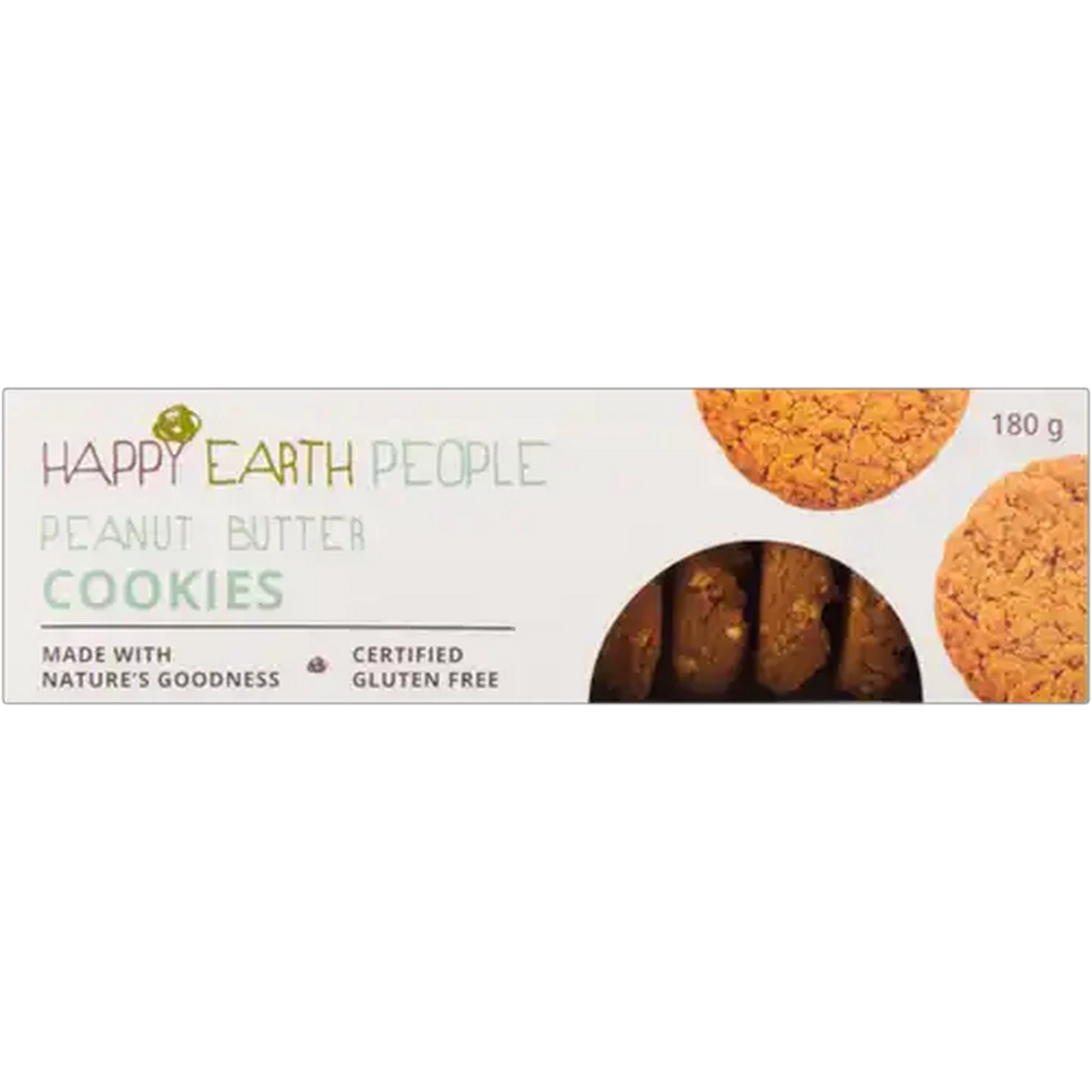 Image of Happy Earth People Gluten Free Peanut Butter Cookies 180g