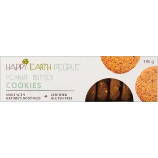 Happy Earth People Gluten Free Peanut Butter Cookies 180g