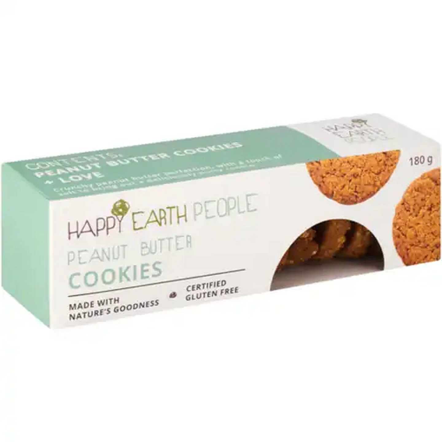 Image of Happy Earth People Gluten Free Peanut Butter Cookies 180g
