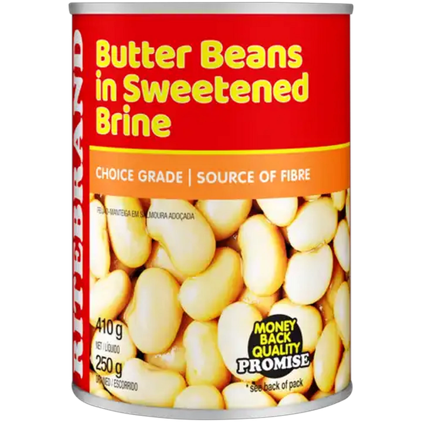 Image of Ritebrand Butter Beans in Sweetened Brine 410g