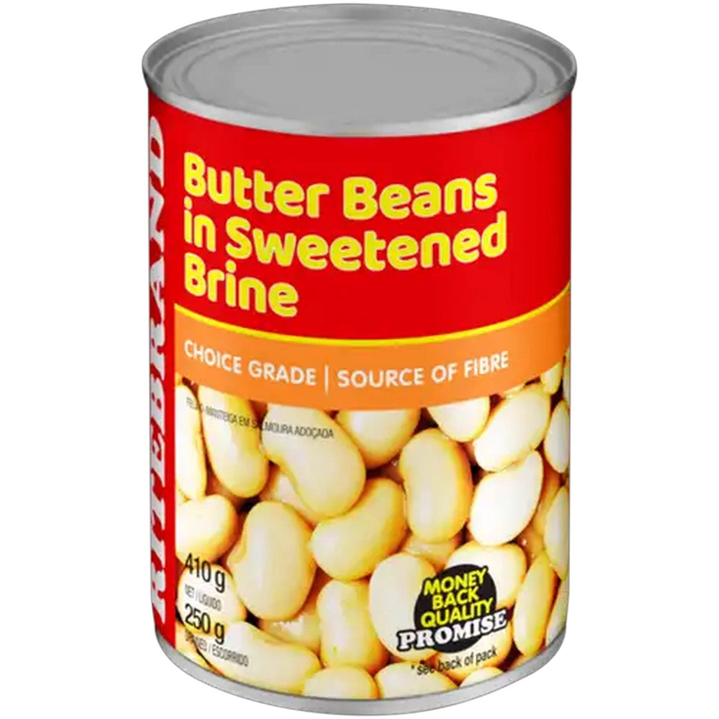 Image of Ritebrand Butter Beans in Sweetened Brine 410g