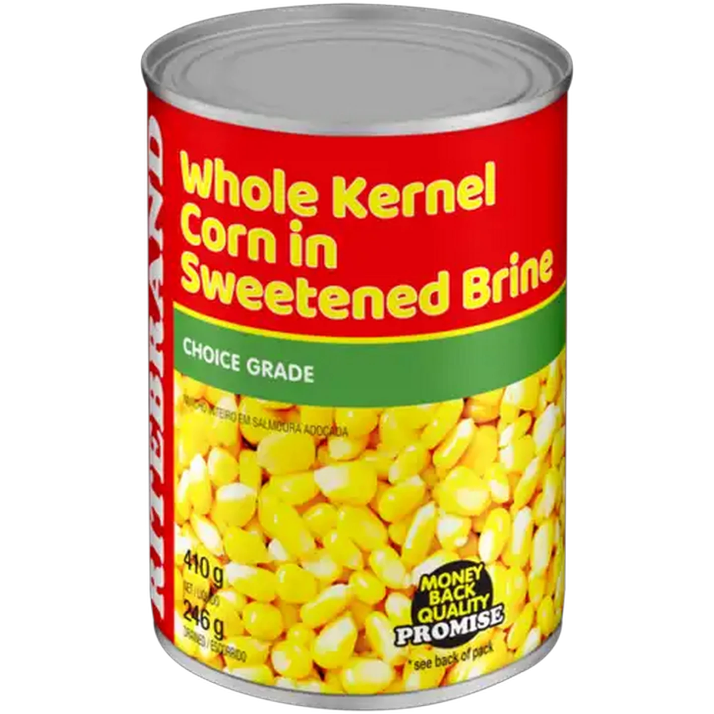 Image of Ritebrand Whole Kernel Corn in Sweetened Brine 410g