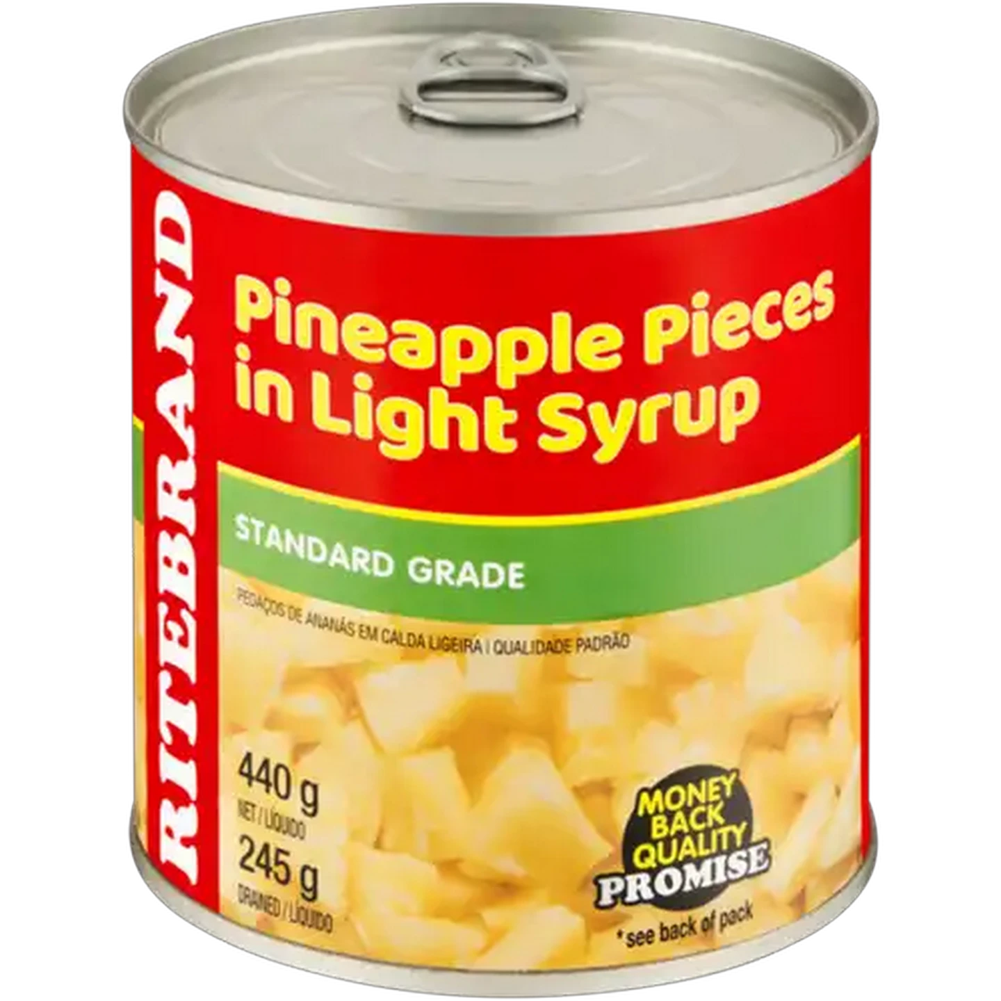 Image of Ritebrand Pineapple Pieces in Light Syrup 440g