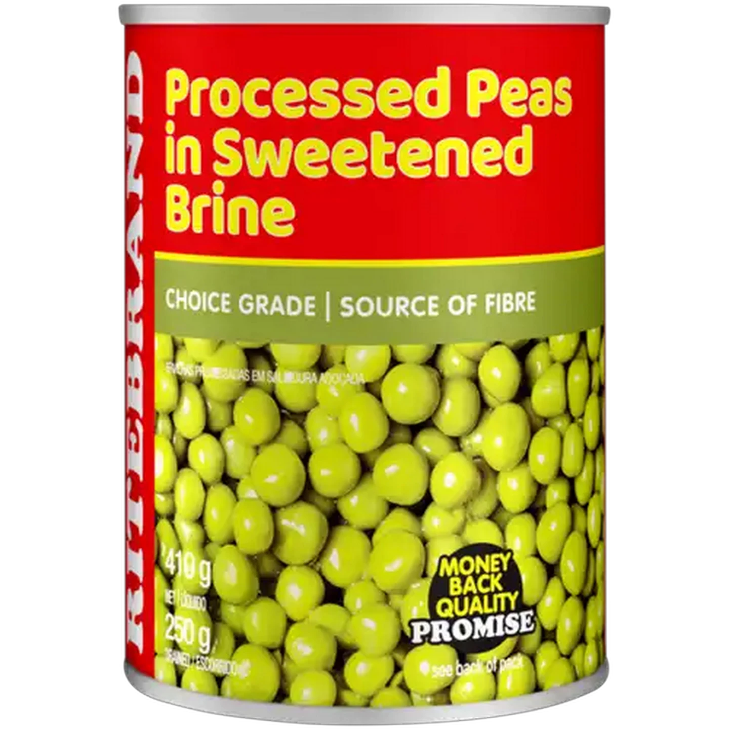 Image of Ritebrand Processed Peas in Sweetened Brine 410g