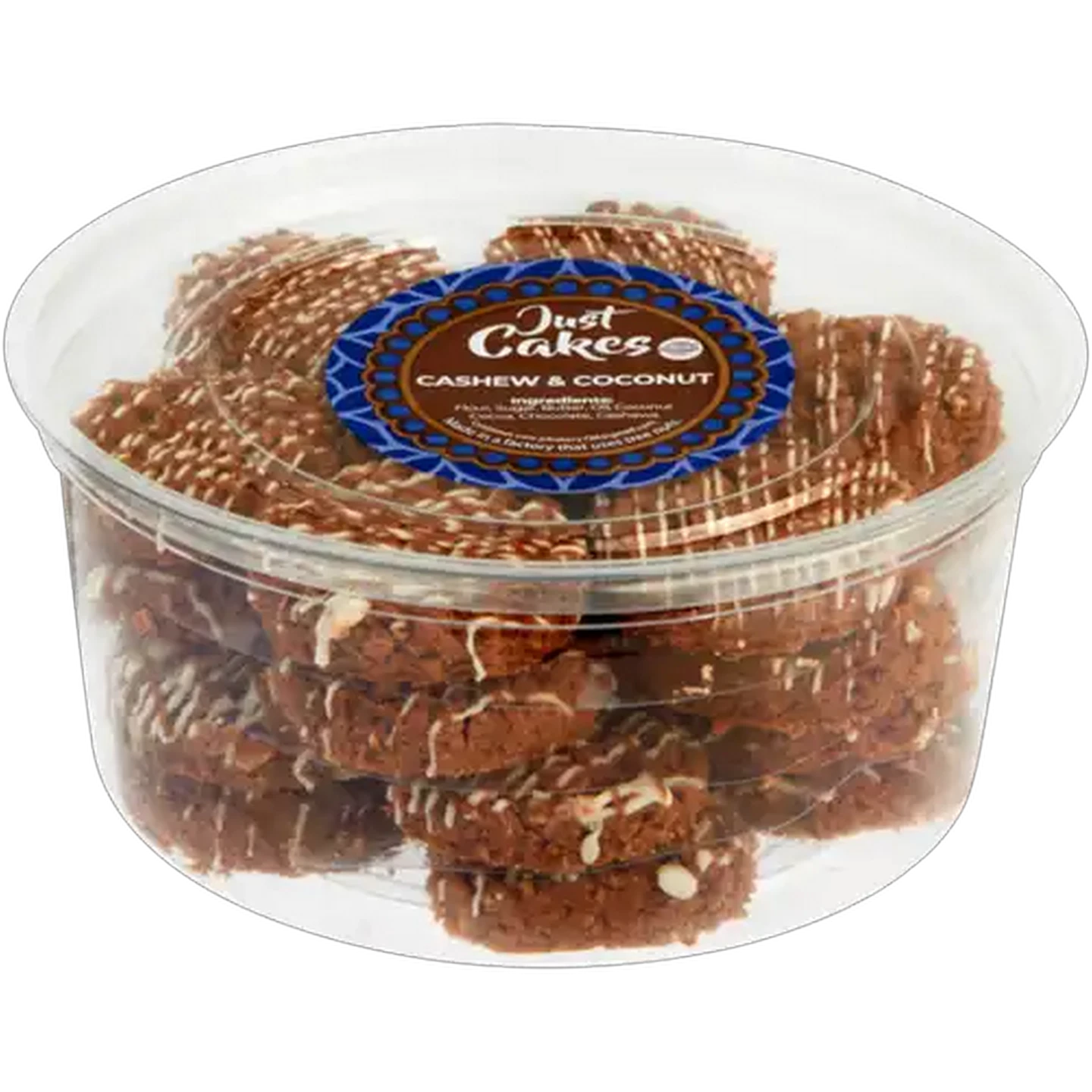Image of Just Cakes Cashew & Coconut Biscuits 455g