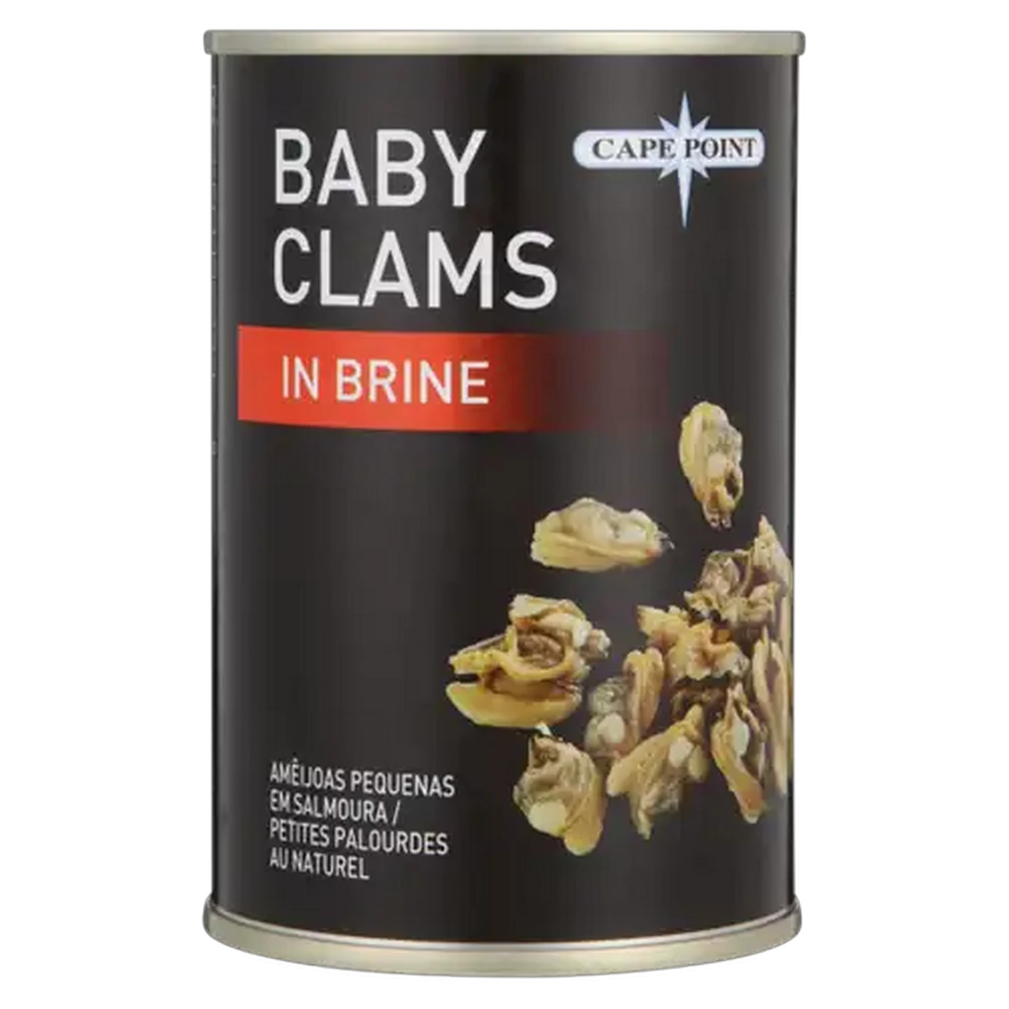 Image of Cape Point Baby Clams In Brine Can 280g