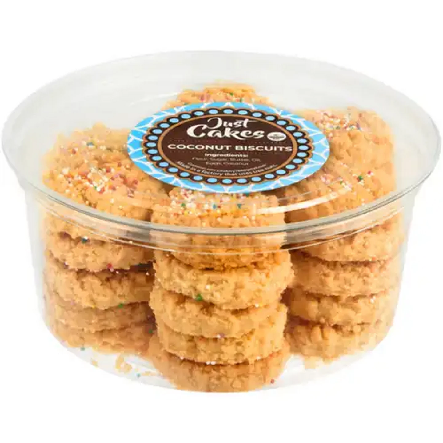 Image of Just Cakes Coconut Biscuits 475g
