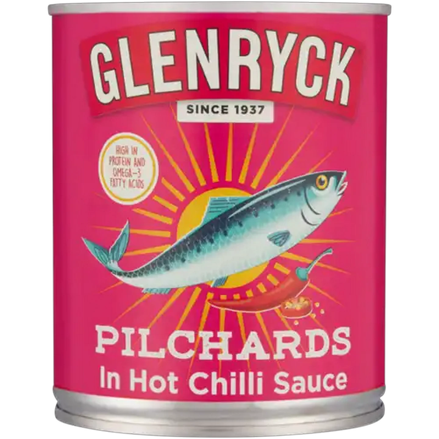 Image of Glenryck Pilchards in Hot Chilli Sauce 215g