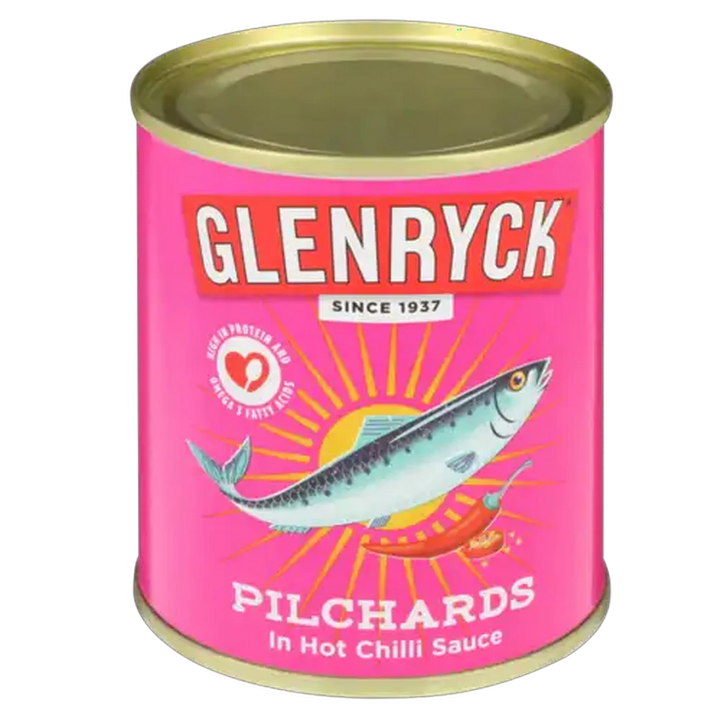Image of Glenryck Pilchards in Hot Chilli Sauce 215g