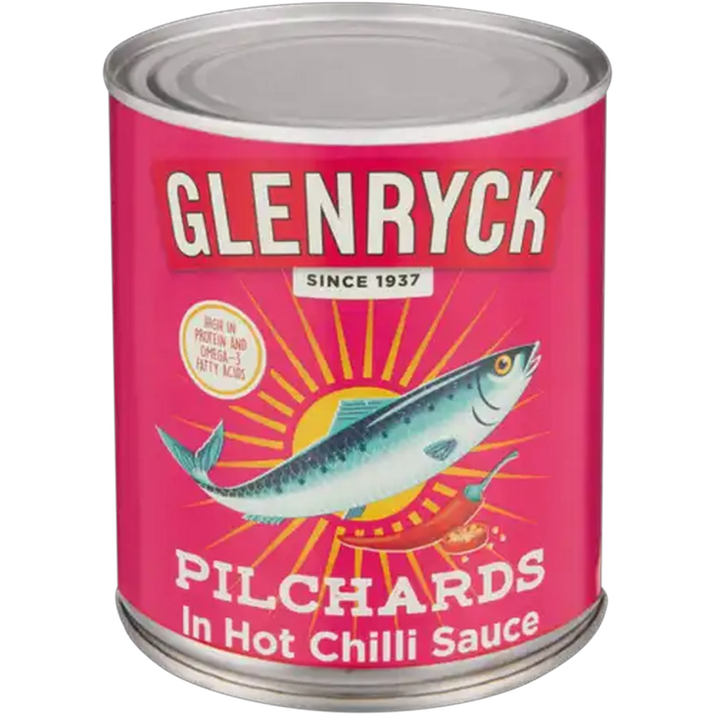 Image of Glenryck Pilchards in Hot Chilli Sauce 215g