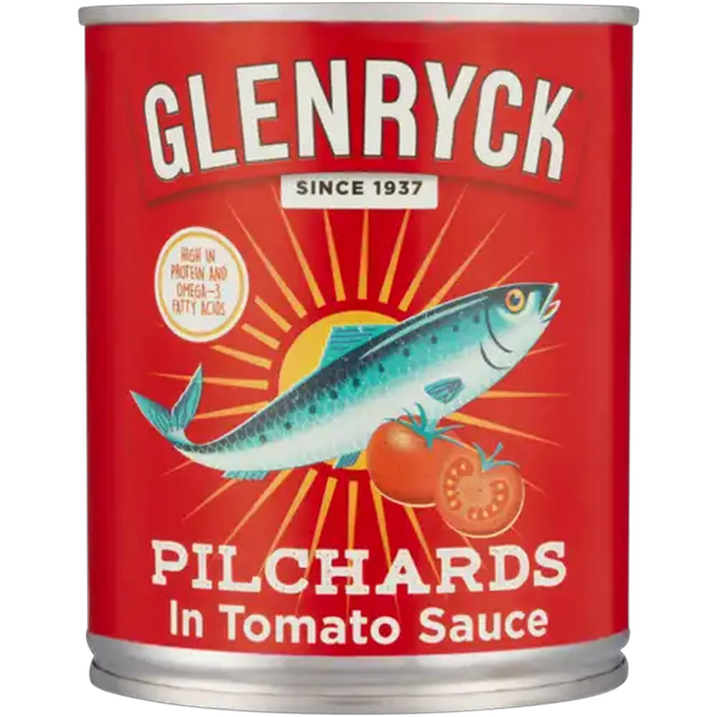 Image of Glenryck Pilchards in Tomato Sauce 215g