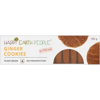 Happy Earth People Gluten Free Ginger Cookies 180g