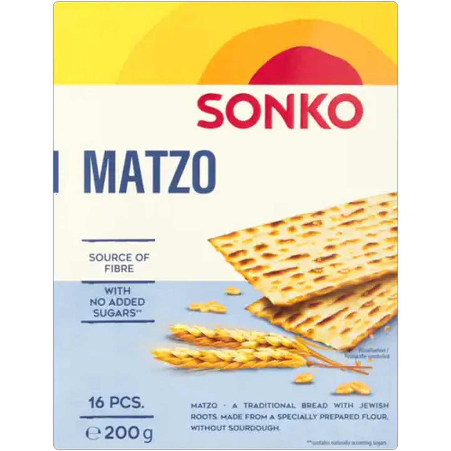 Image of Sonko Traditional Matzo 16 Pack