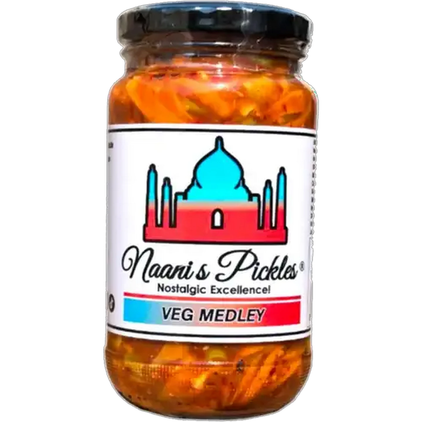 Image of Naani's Pickles Veg Medley Pickled Vegetables 375g