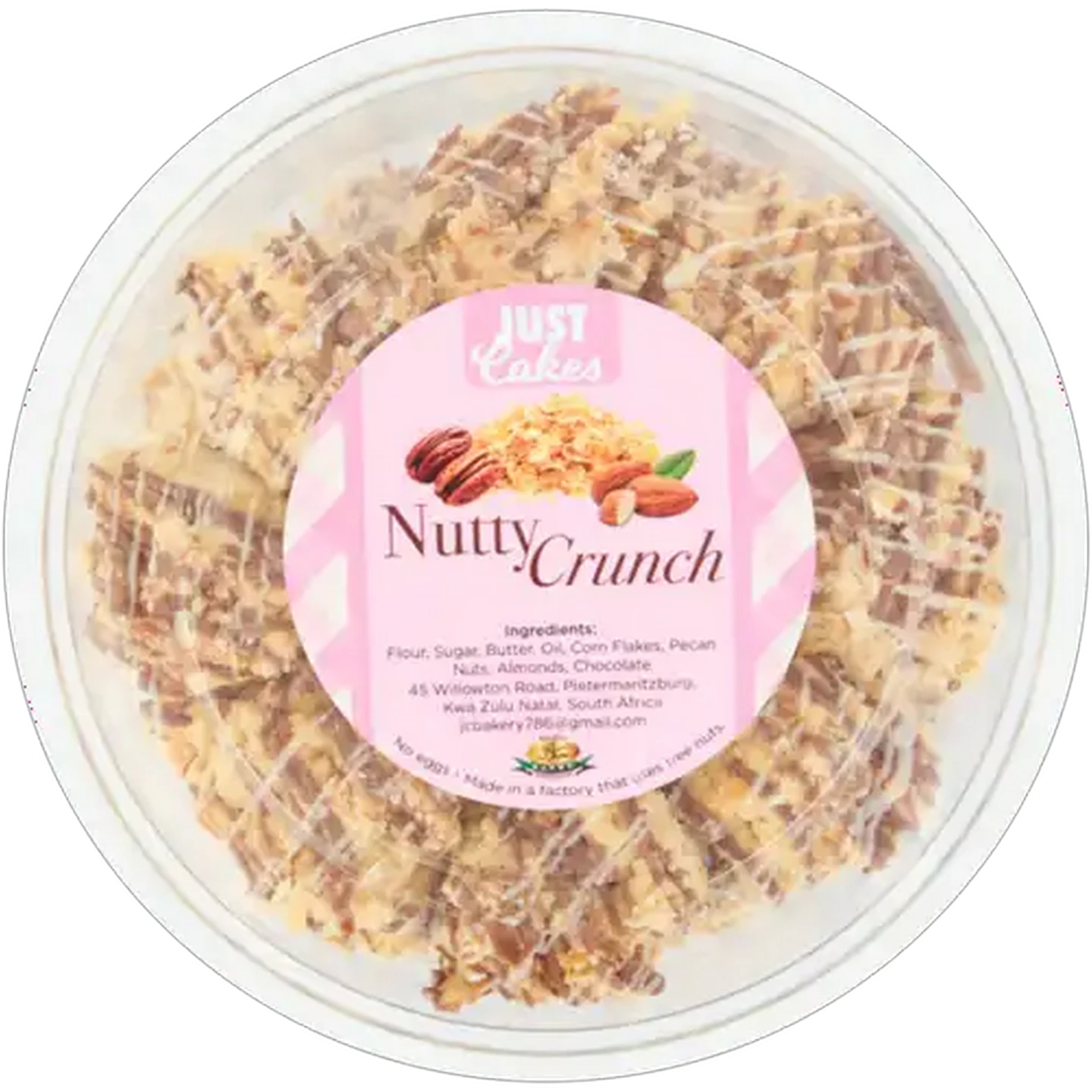 Image of Just Cakes Nutty Crunch Biscuits 400g