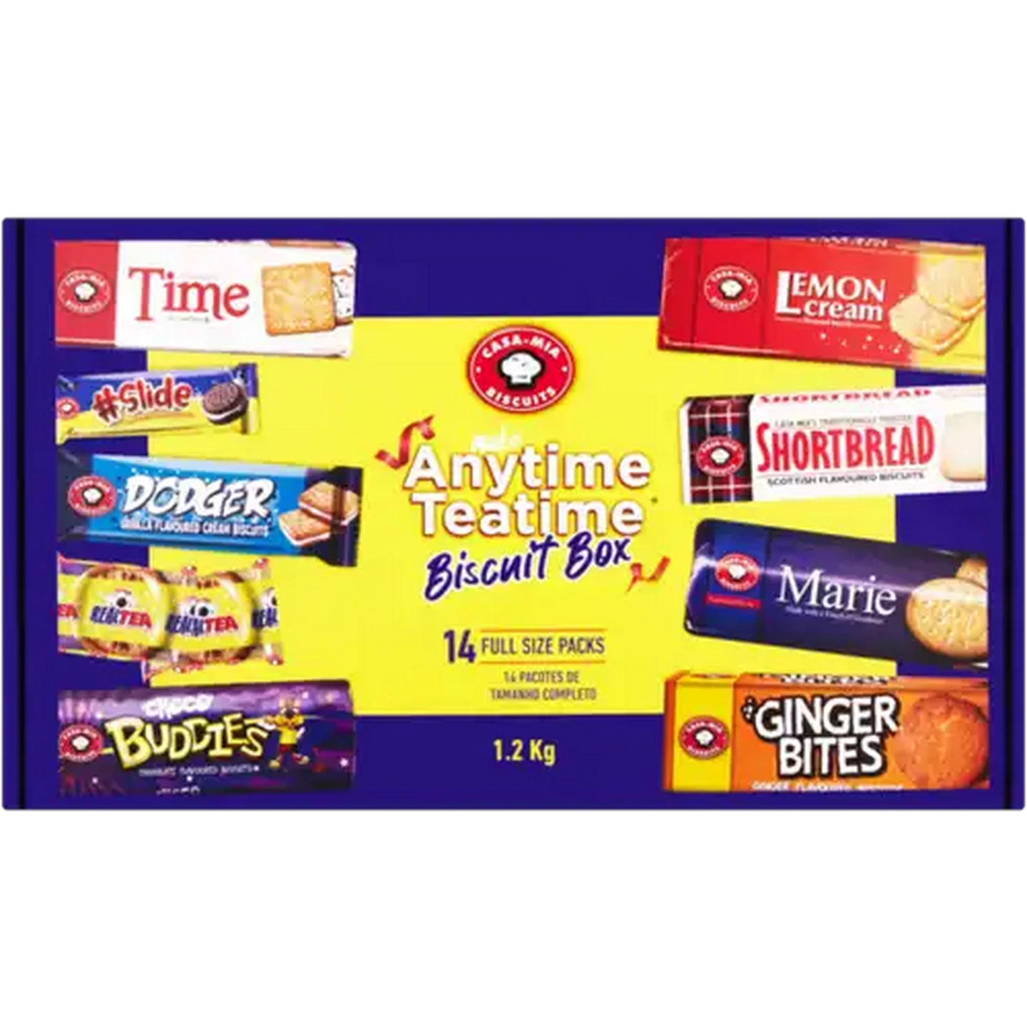 Image of Casa-Mia Biscuits Anytime Teatime Biscuit Box 1.2kg