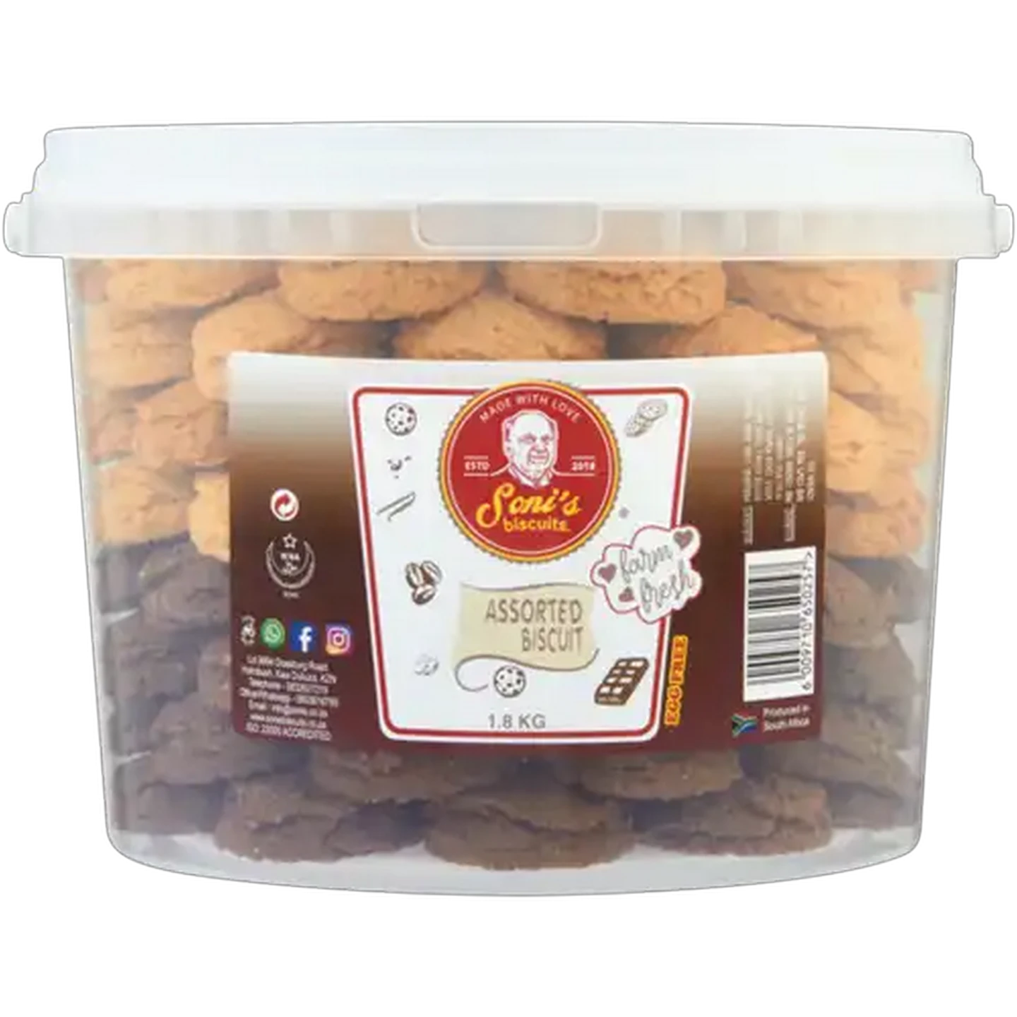 Image of Soni's Biscuits Assorted Biscuits 1.8kg