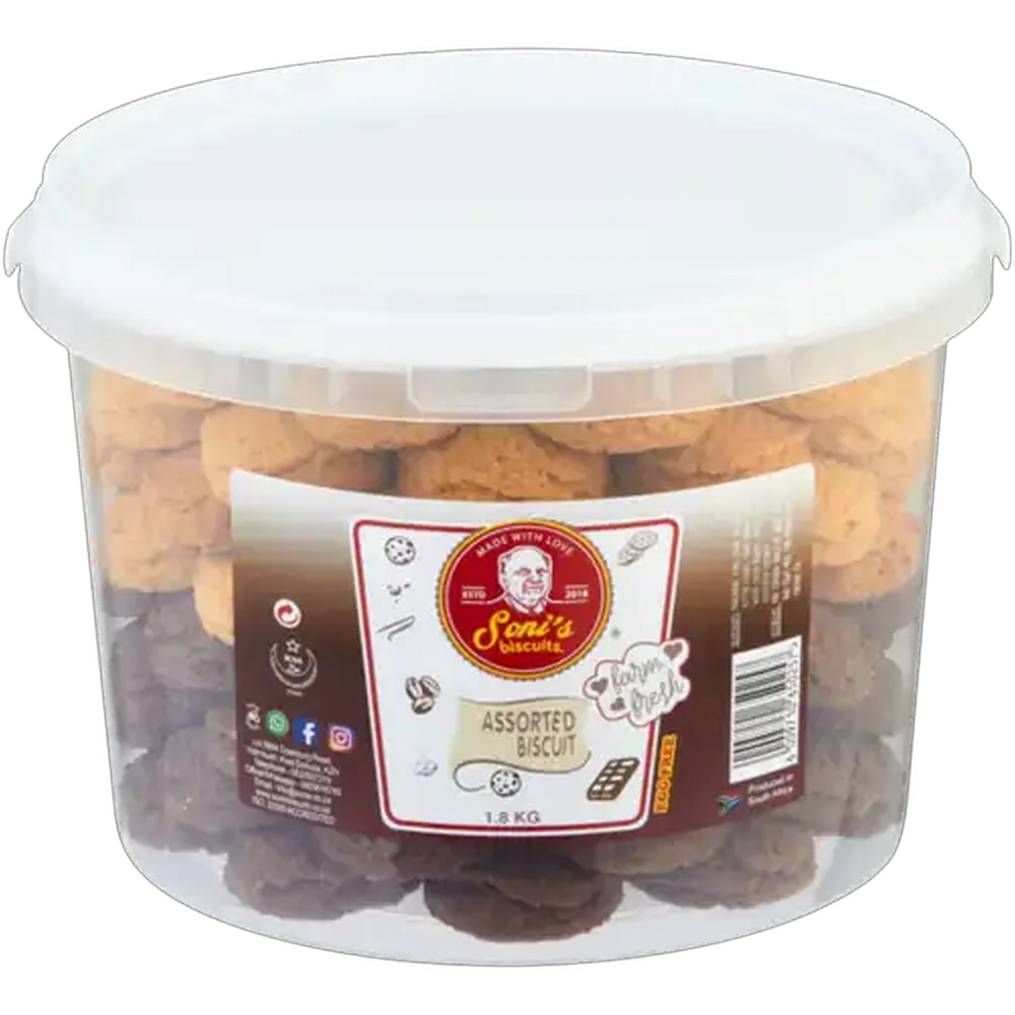 Image of Soni's Biscuits Assorted Biscuits 1.8kg