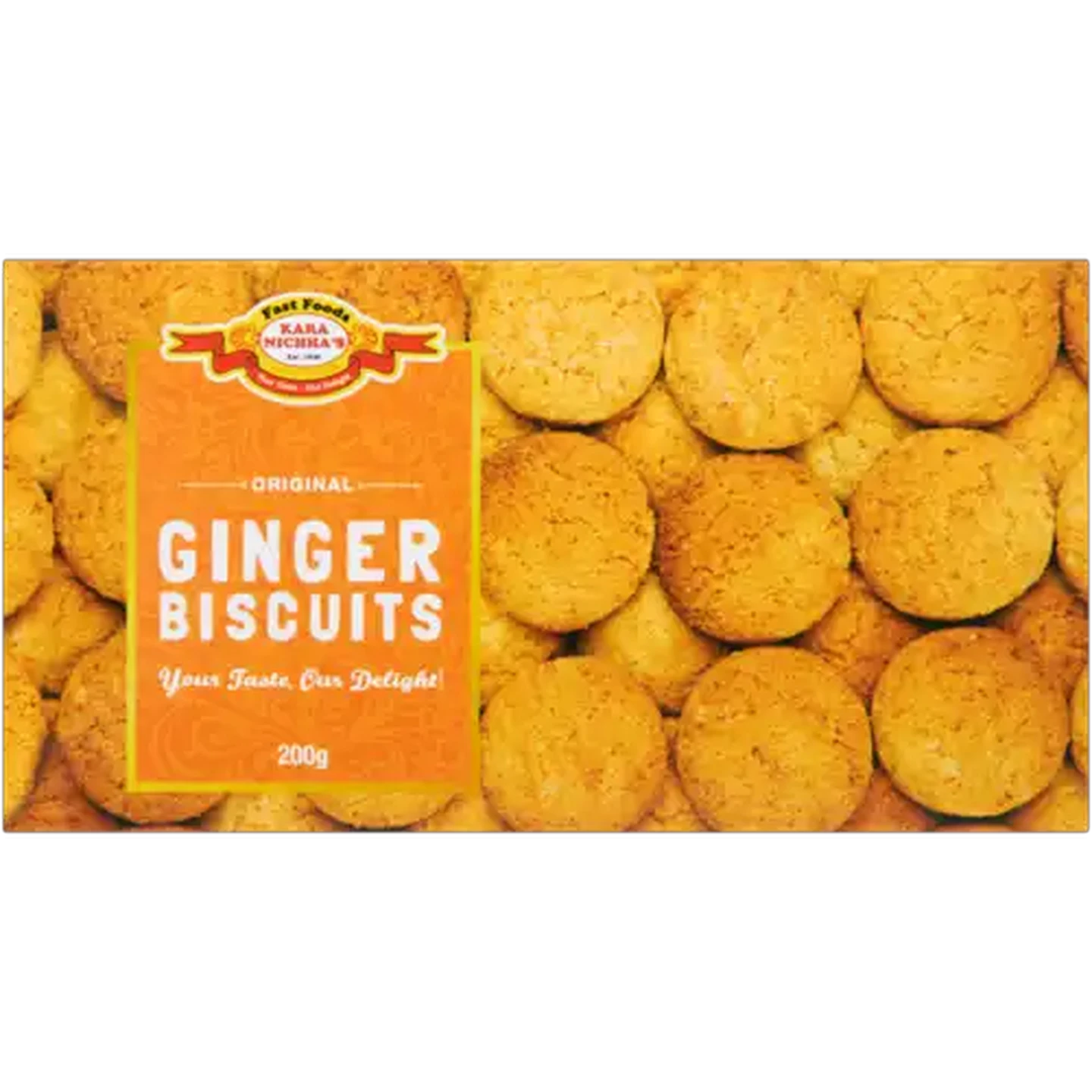 Image of Kara Nichha's Ginger Biscuits 200g