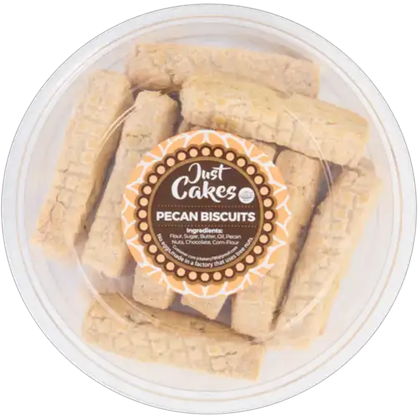 Image of Just Cakes Pecan Biscuits 477g