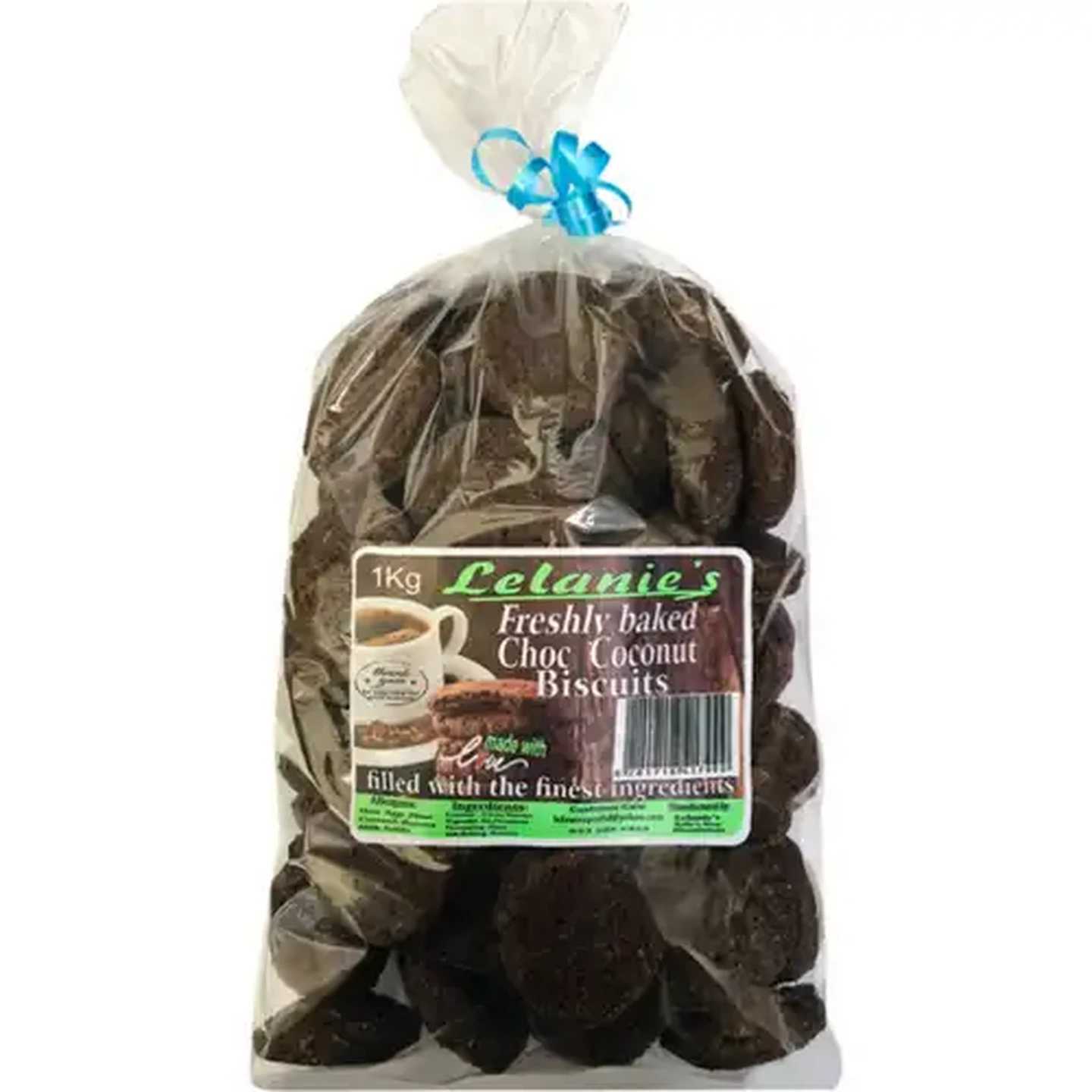 Image of Lelanie's Choc Coconut Biscuits 1kg