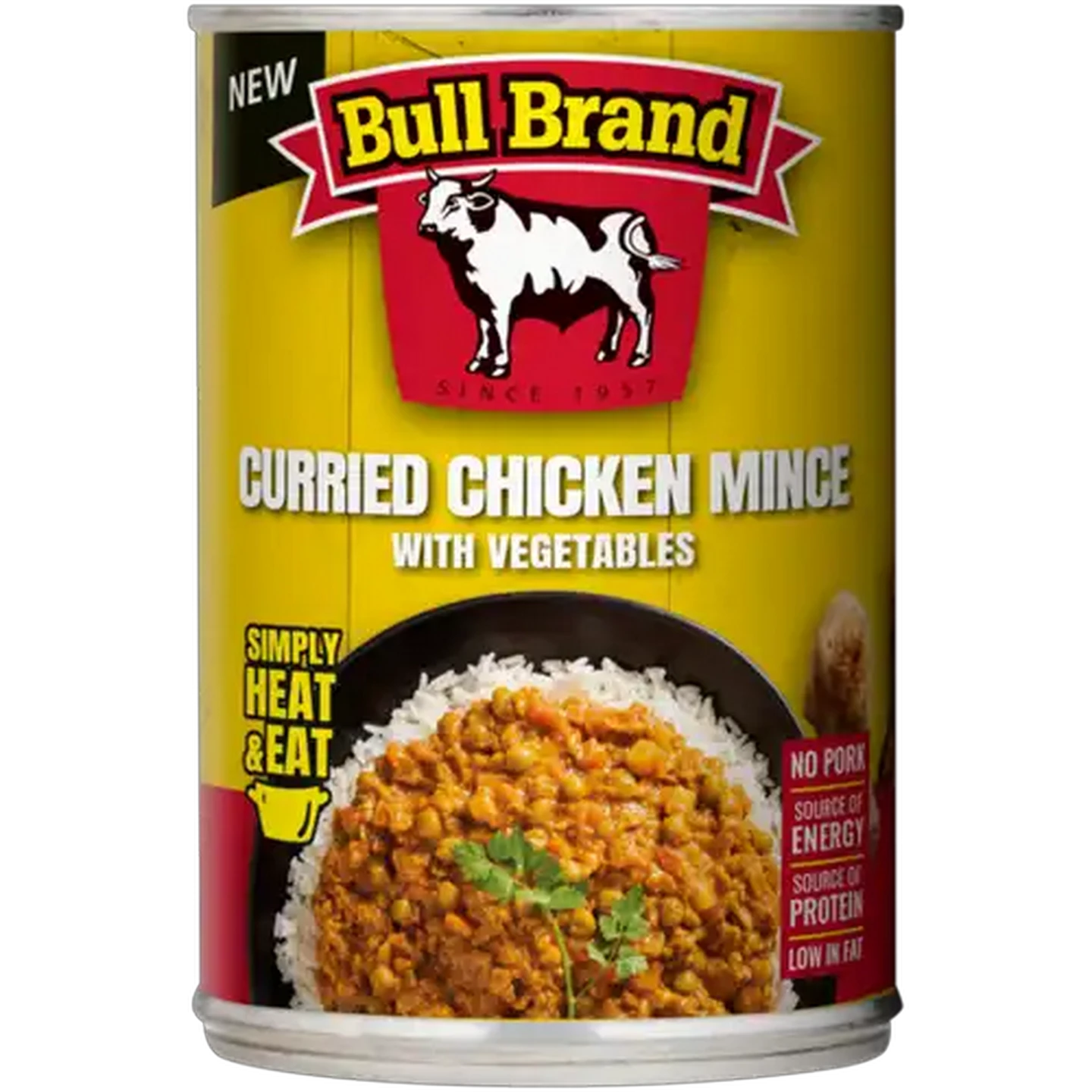 Image of Bull Brand Curried Chicken Mince with Vegetables 400g