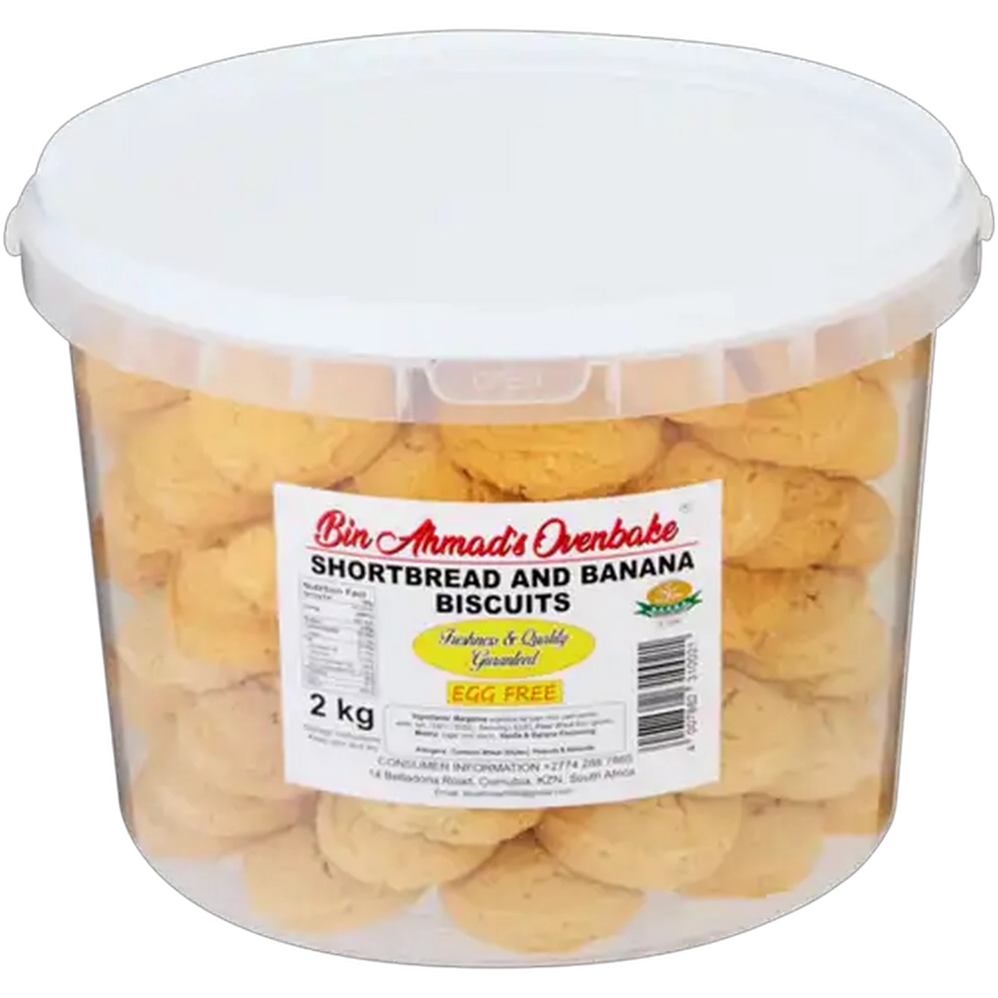 Image of Bin Ahmad's Ovenbake Shortbread and Banana Biscuits 2kg