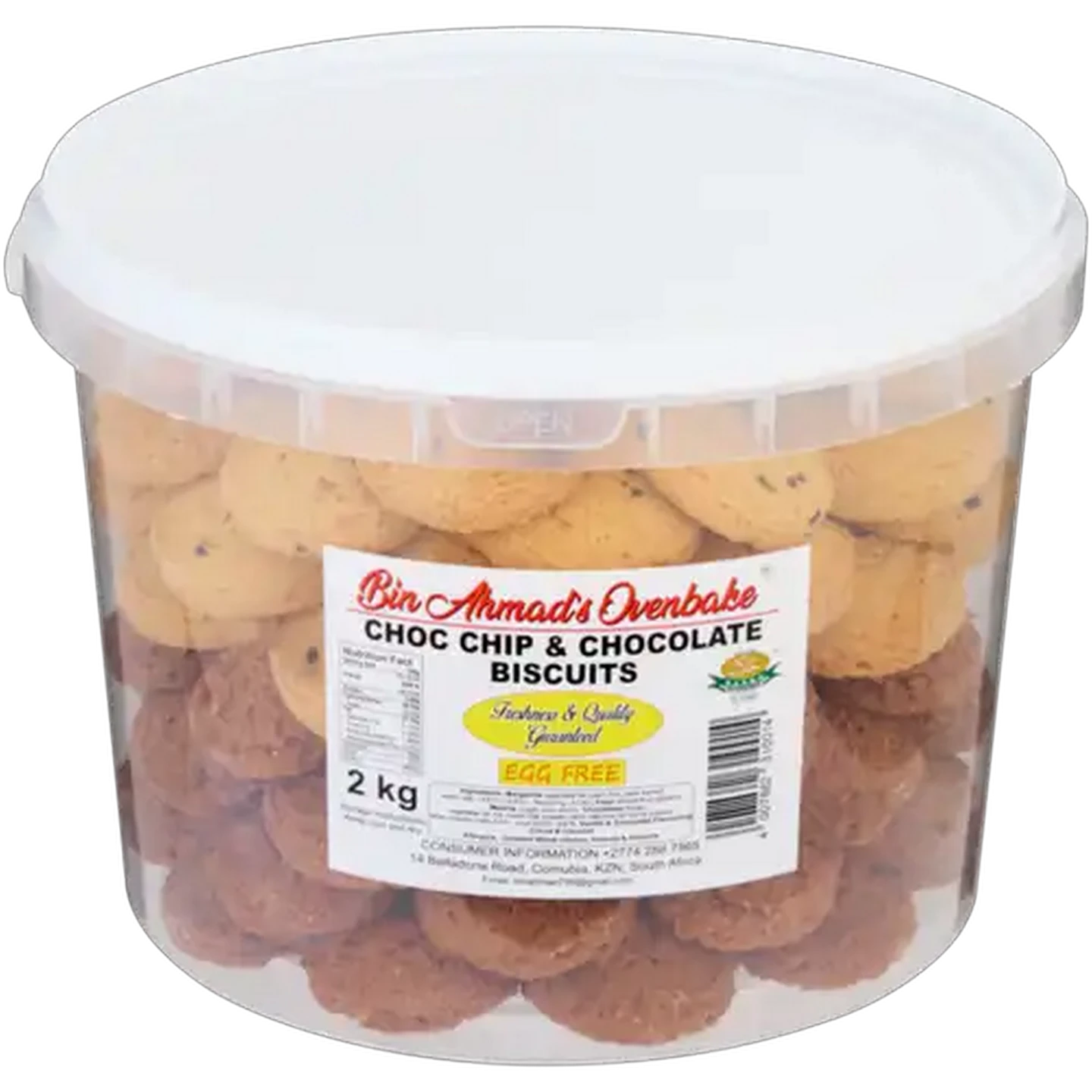 Image of Bin Ahmad's Ovenbake Choc Chip & Chocolate Biscuits 2kg