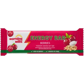 Morning Mills Berries Yoghurt Coated Energy Bar 38g