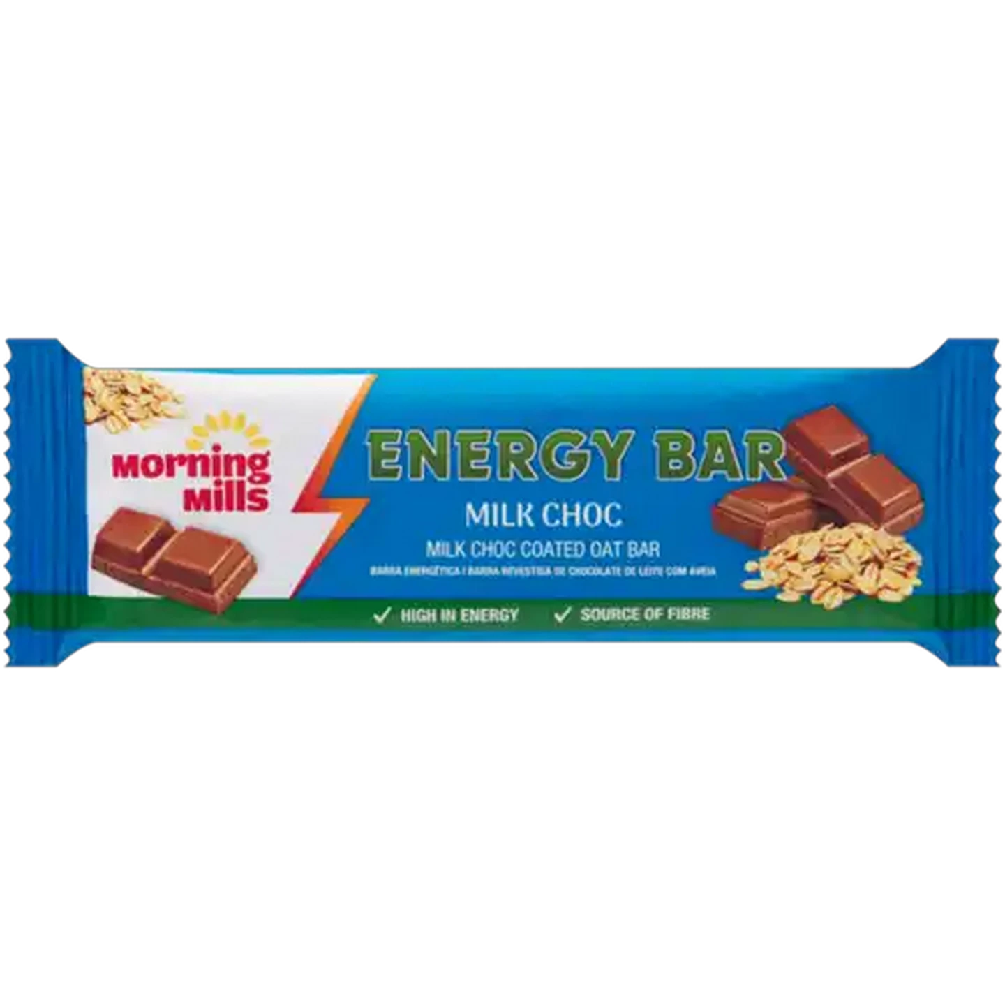 Image of Morning Mills Milk Choc Coated Energy Bar 38g