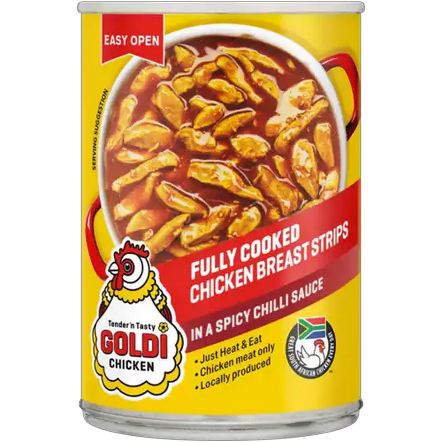 Image of Goldi Chicken Chicken Breast Strips in a Spicy Chilli Sauce 400g